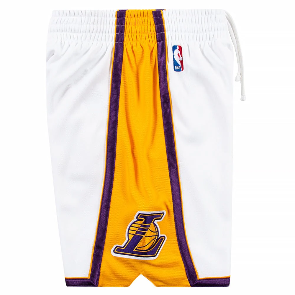 09-10 LA Lakers Authentic Short | White - Image 4