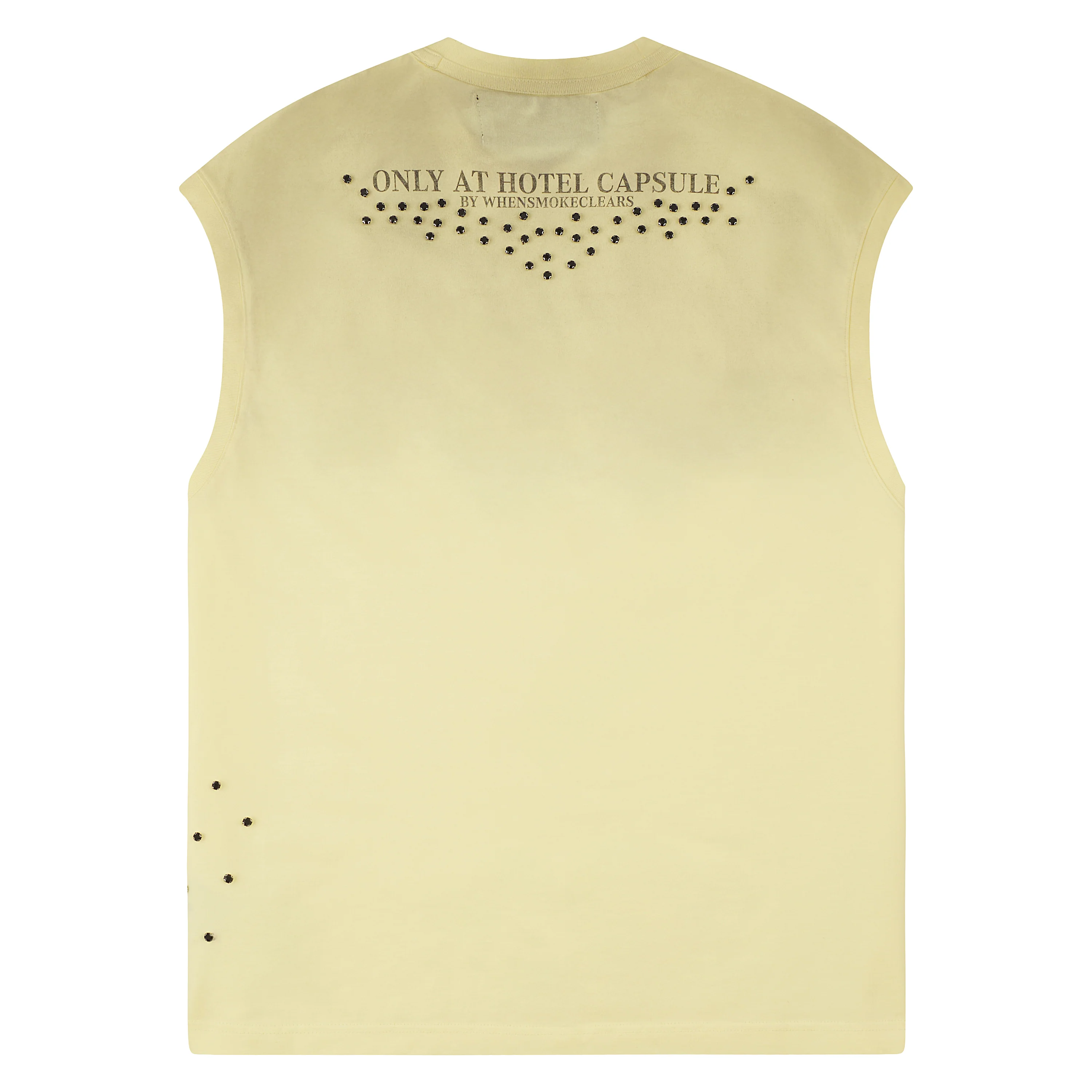 Room 1060 Sleeveless Tee | Wash Yellow - Image 5