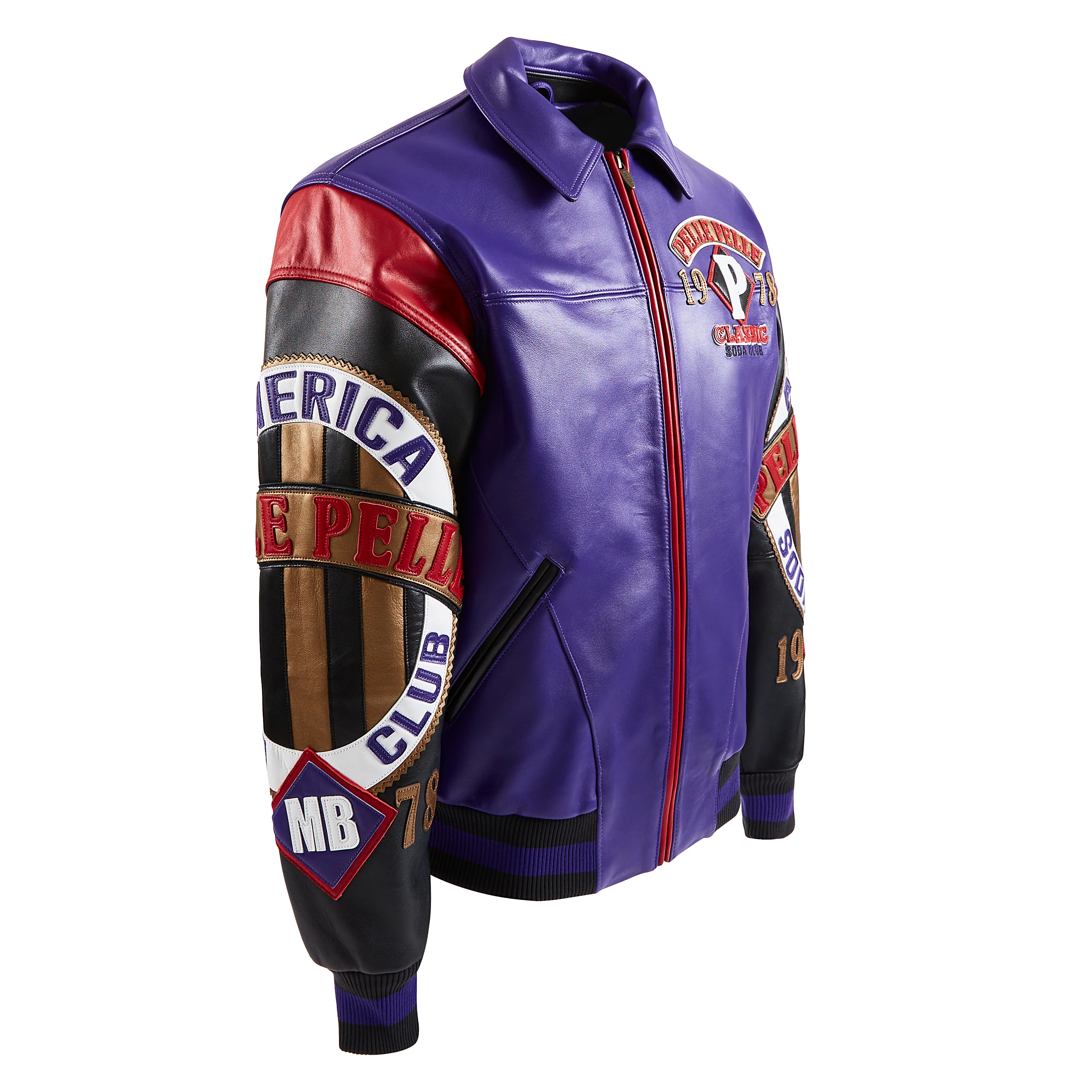 American Soda Club Jacket | Purple/Black/Cabernet - Image 4