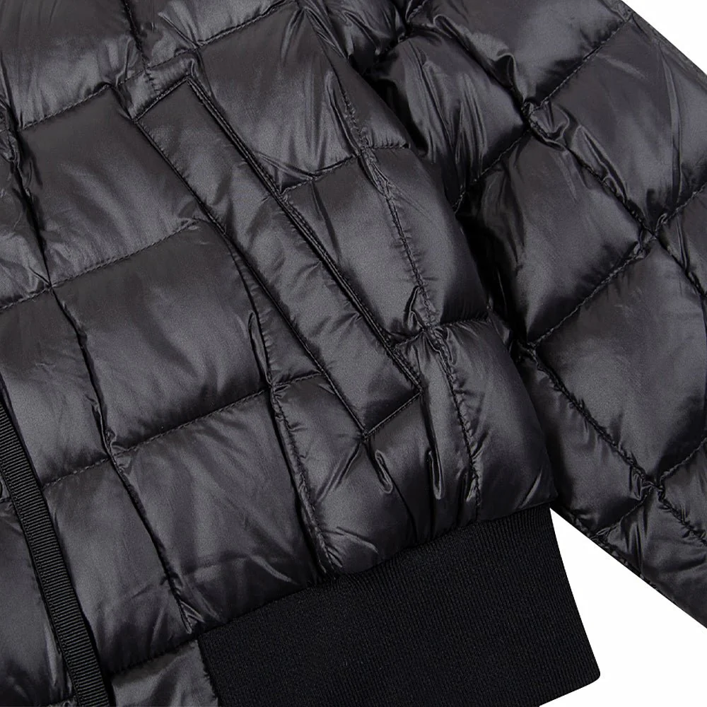 Women's Ani 2-in-1 Down Bomber Jacket | Black - Image 4