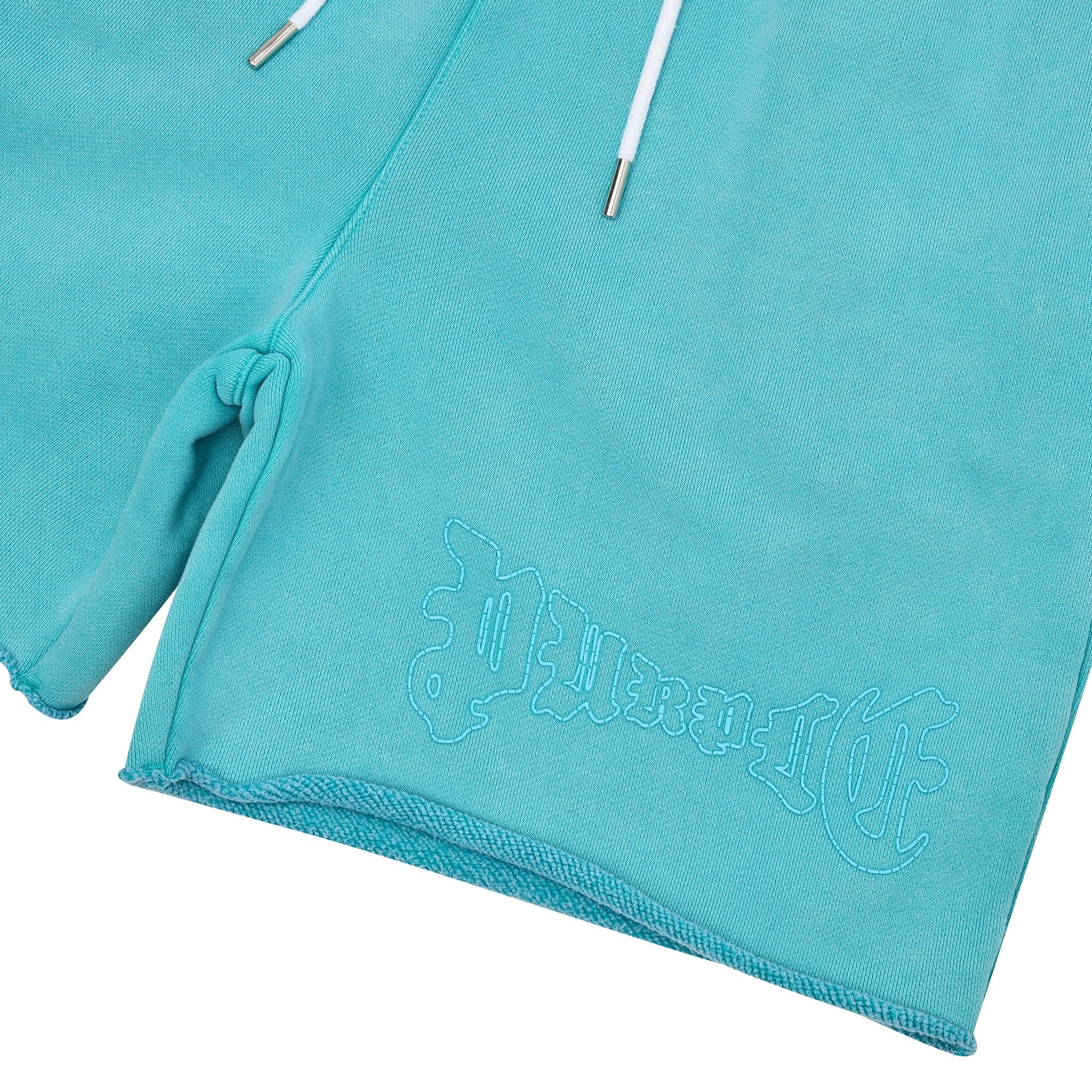 Arched Gothic Wordmark Sweatshort | Green - Image 3