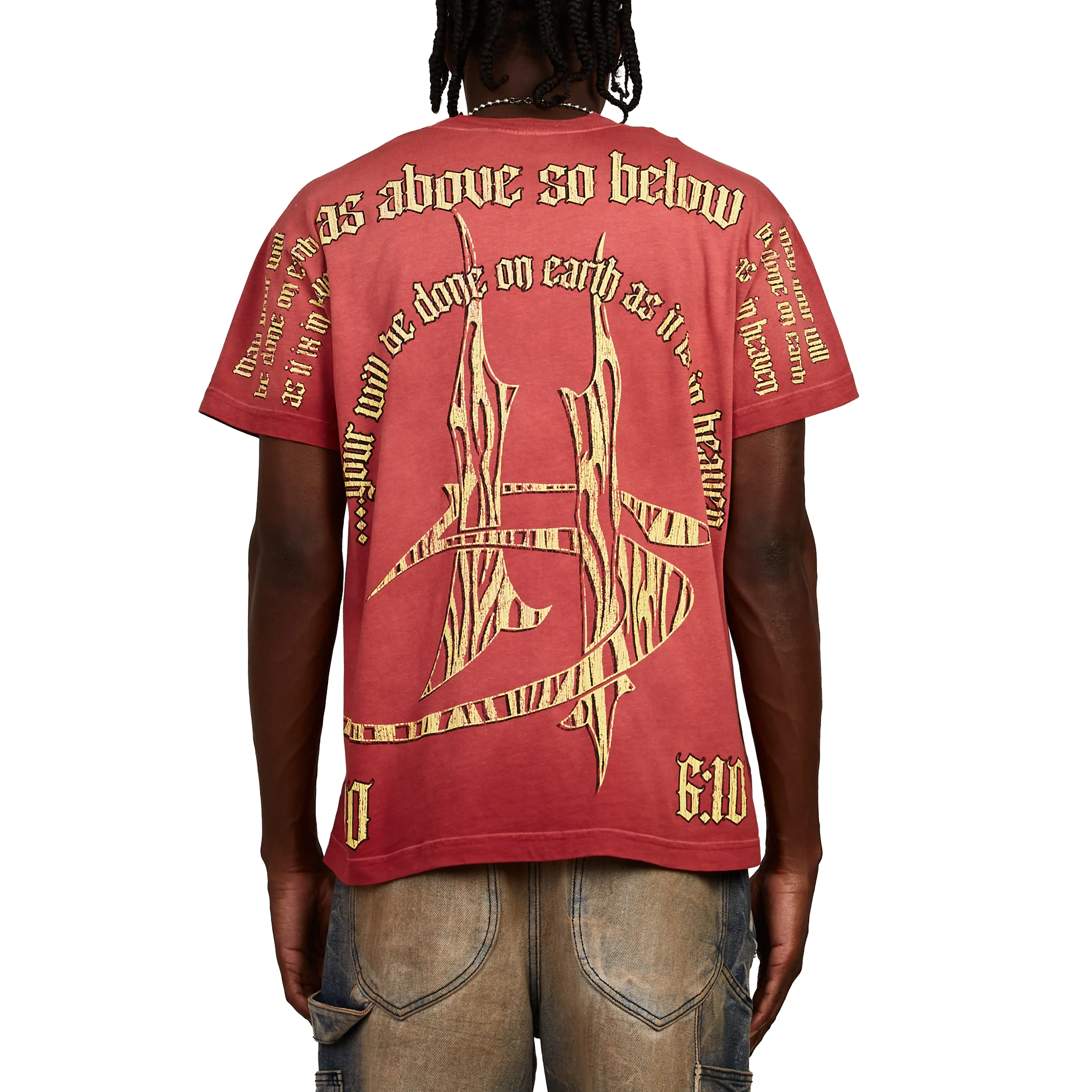 As Above So Below Tee | Red - Image 4