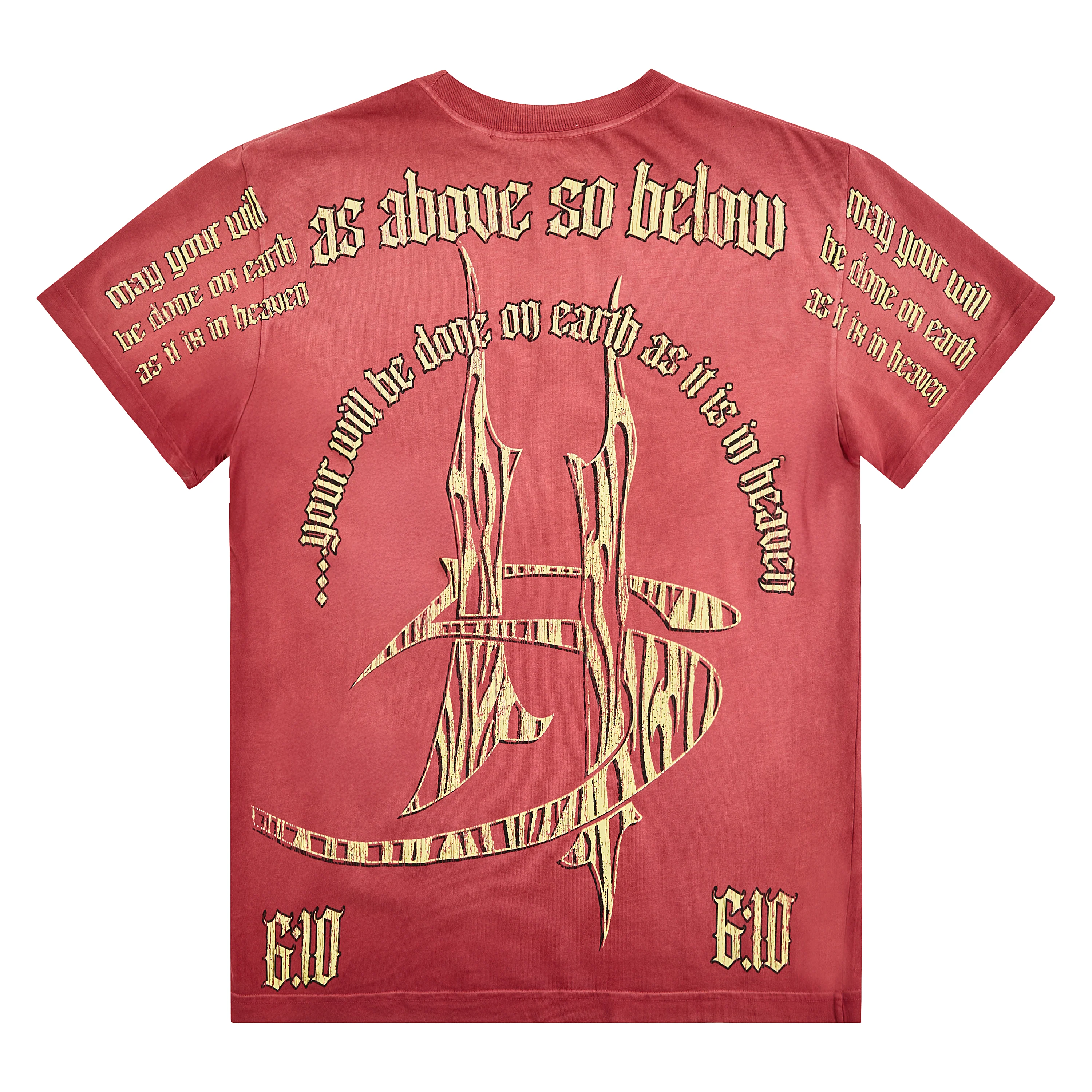 As Above So Below Tee | Red - Image 6