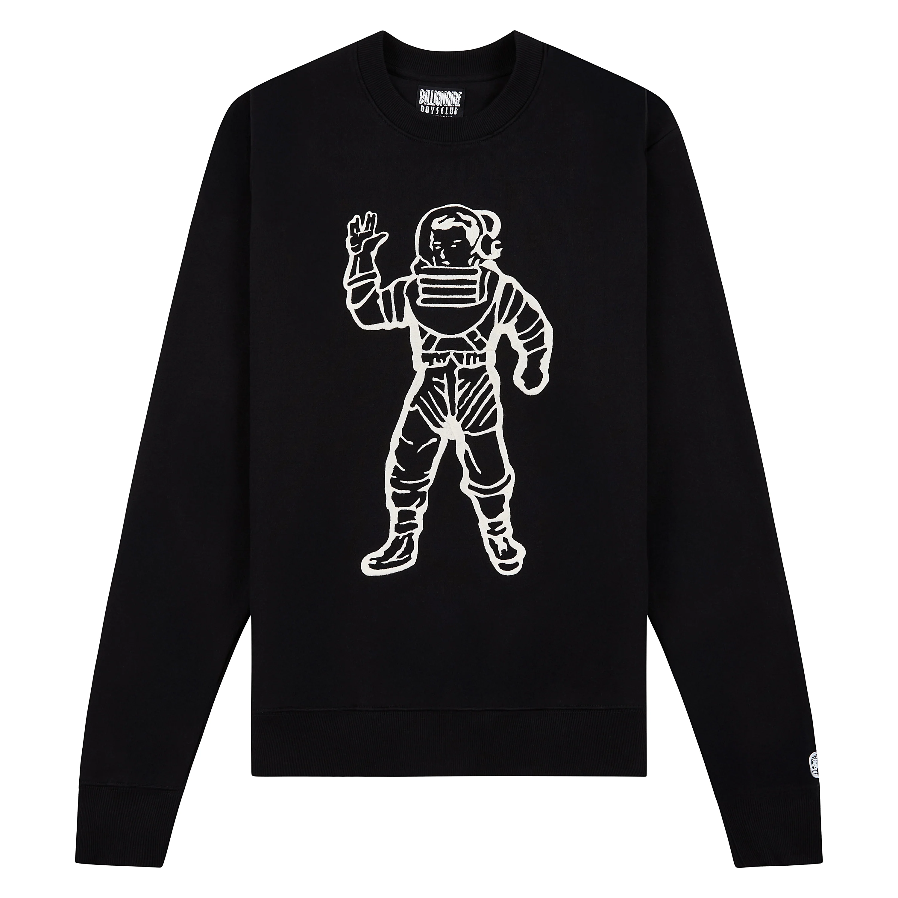 Astronaut Crew Sweatshirt | Black