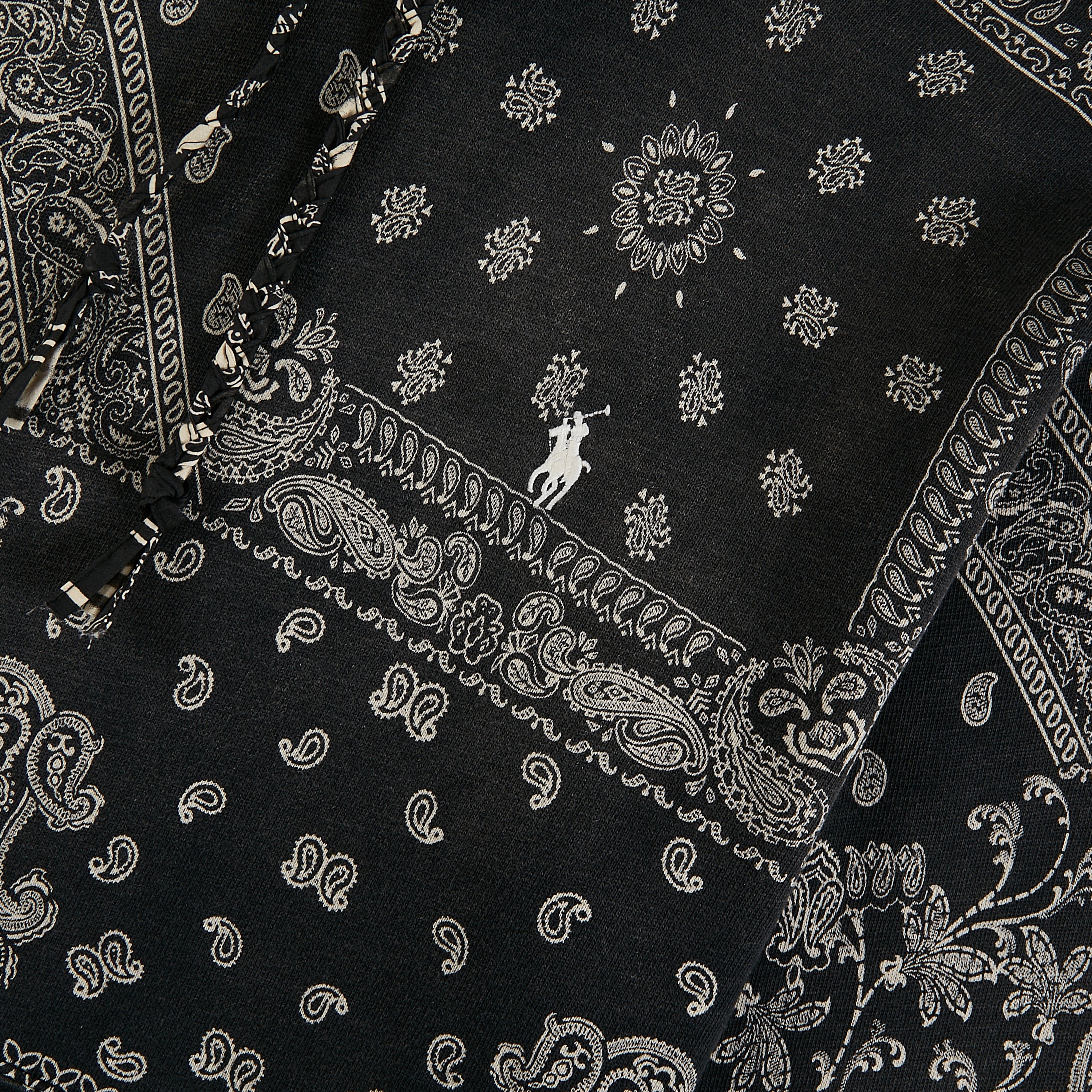 Bandana Print Fleece Hoodie - Image 5
