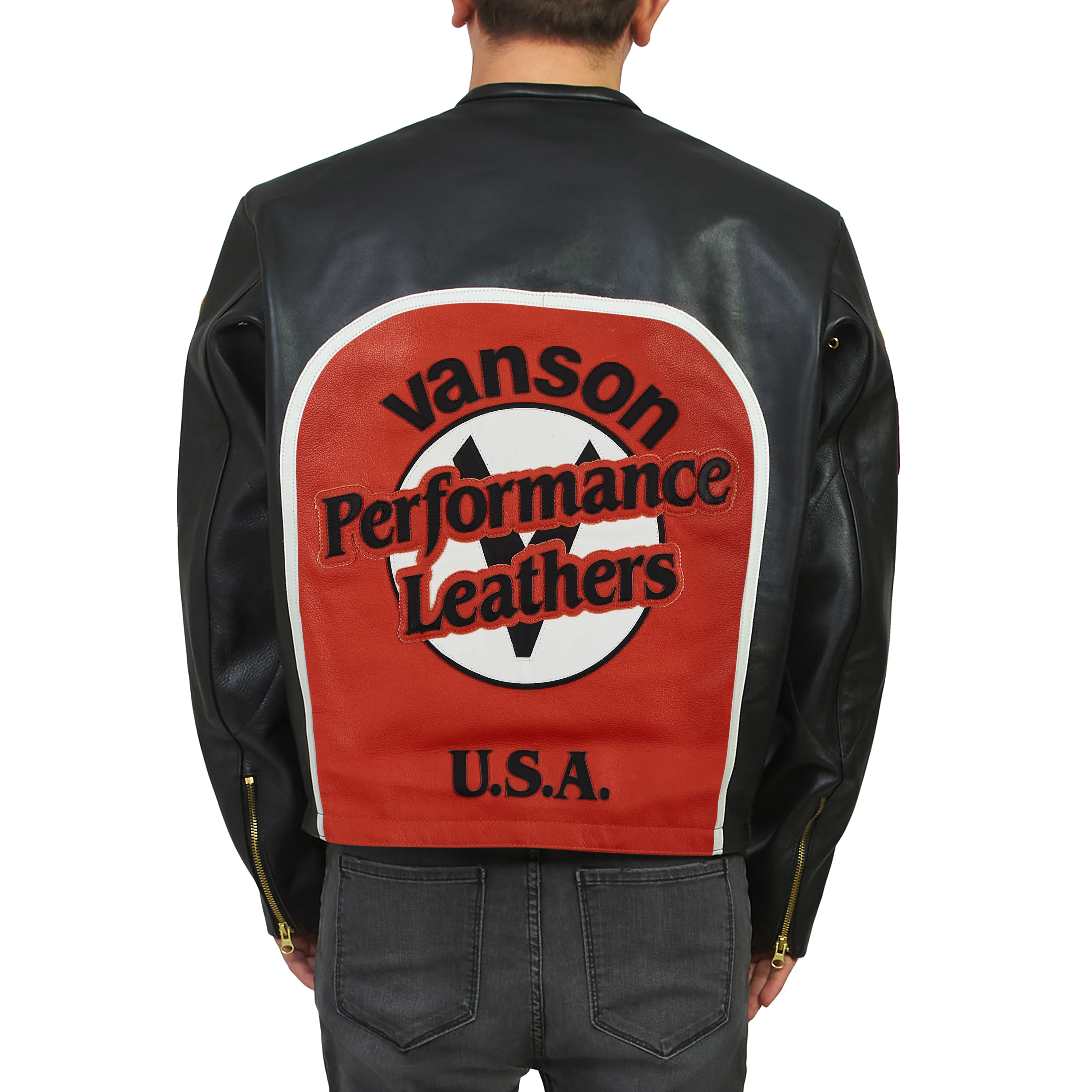 Bart Speedway Jacket | New Black/Orange - Image 3