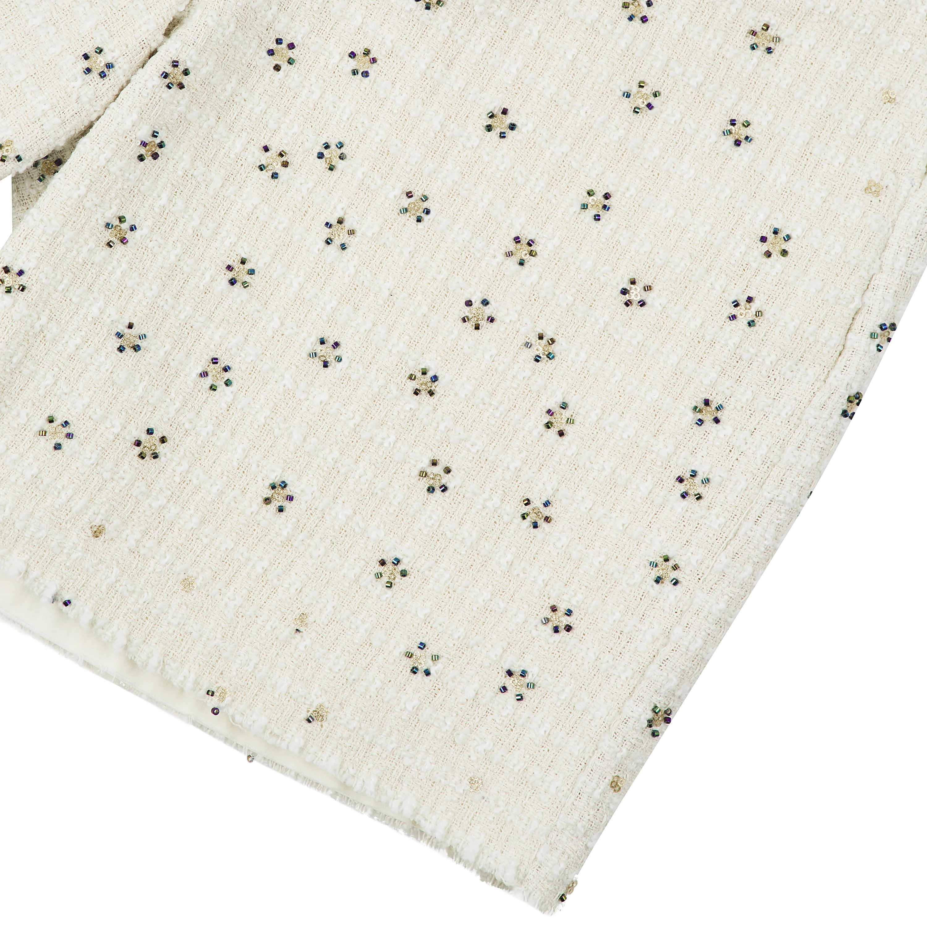 Beaded Short | White - Image 5