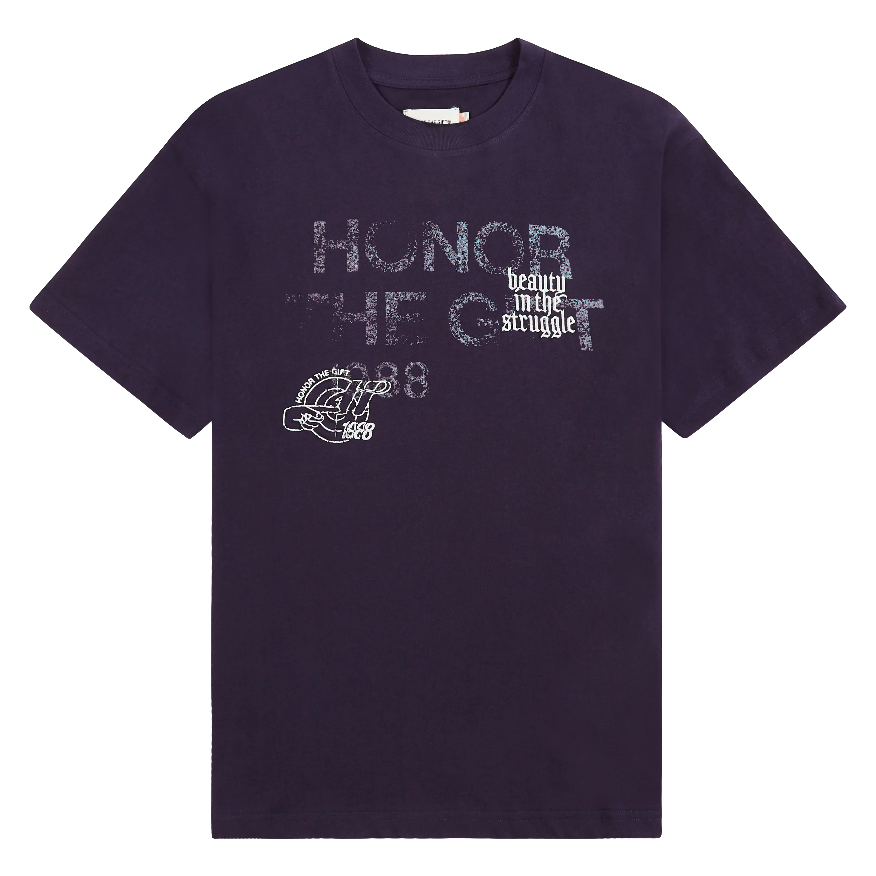 Beauty In The Struggle Tee | Black Navy