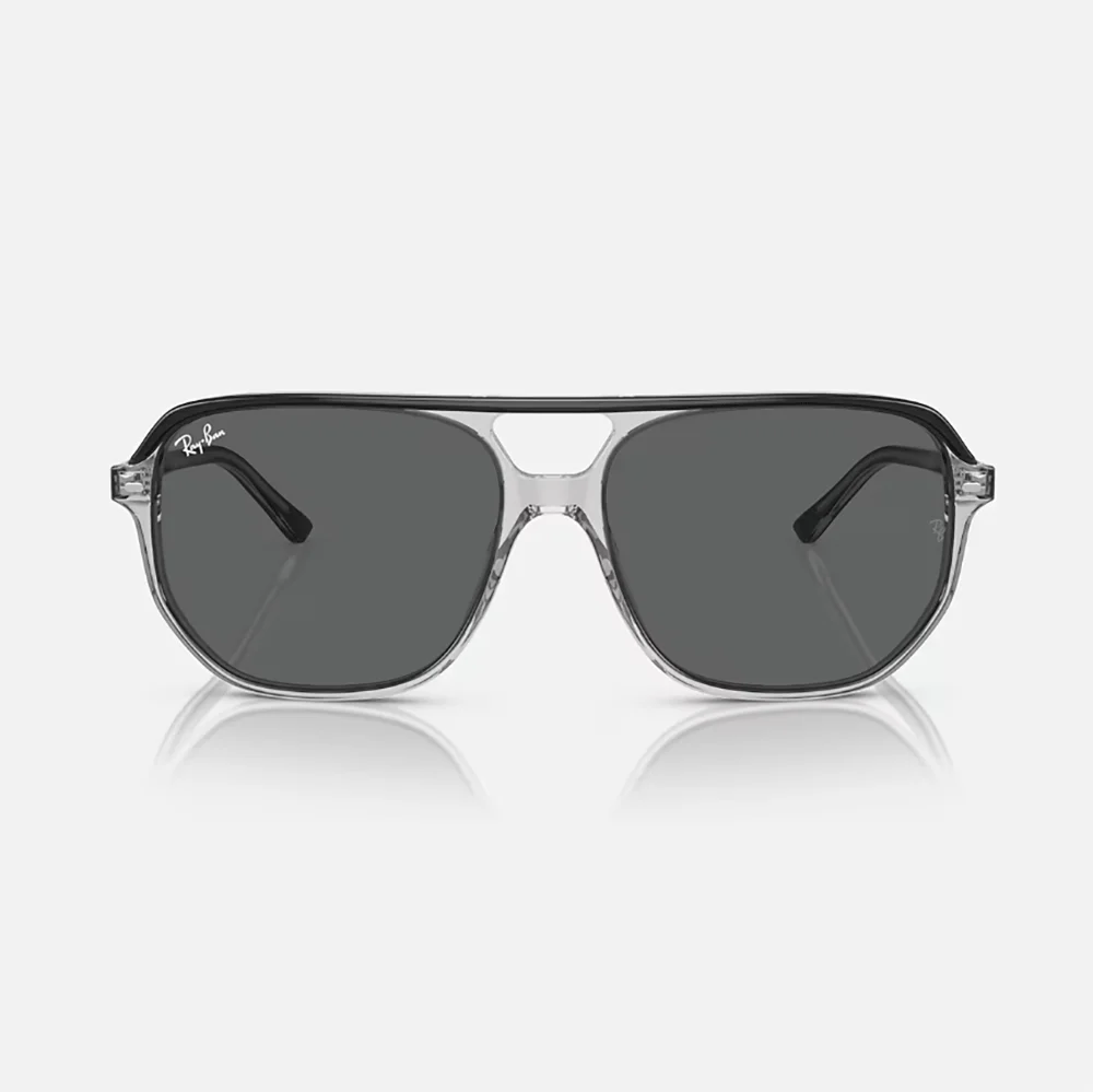 Bill One Sunglasses | Transparent/Dark Grey - Image 2
