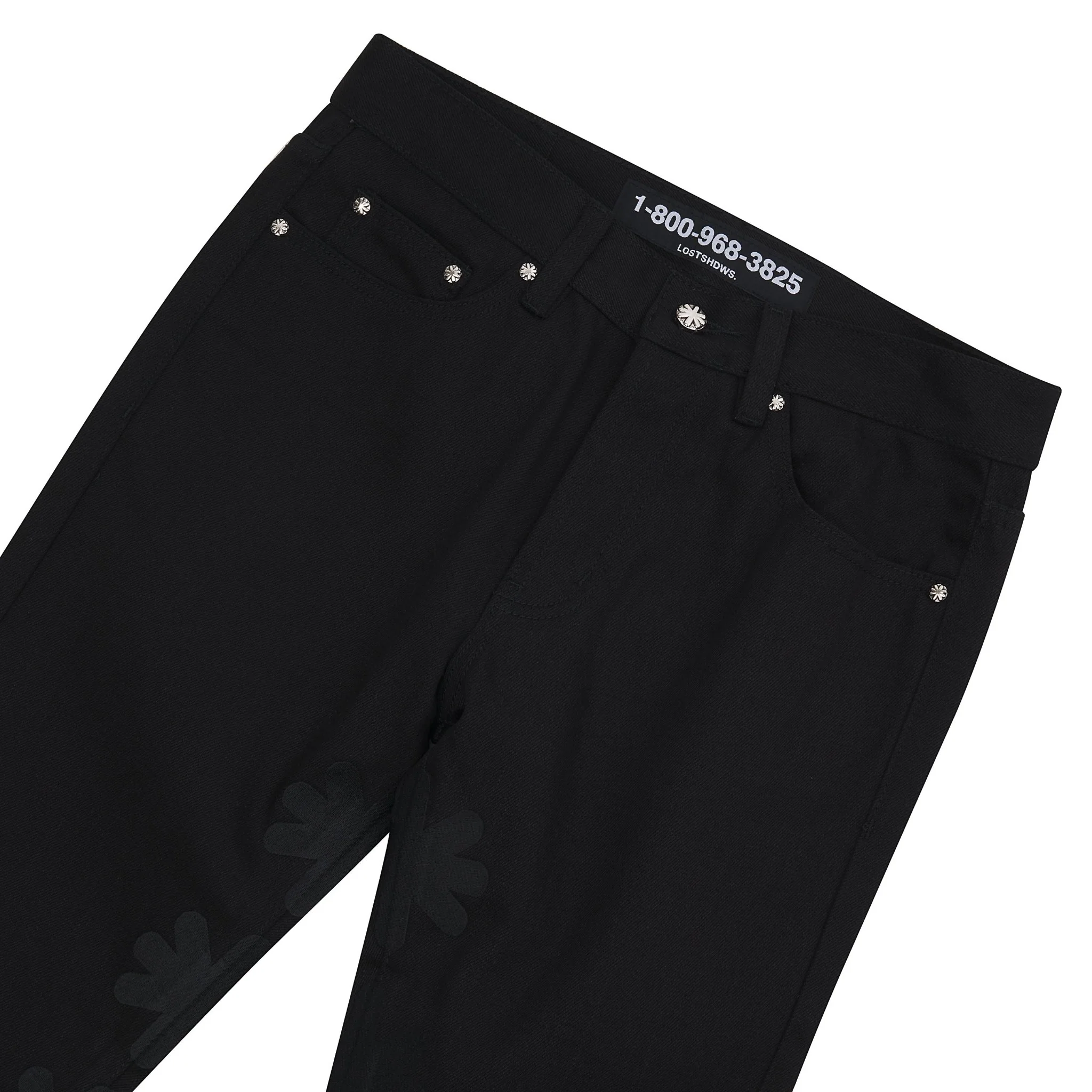 Black on Black Denim | Black - Image 2