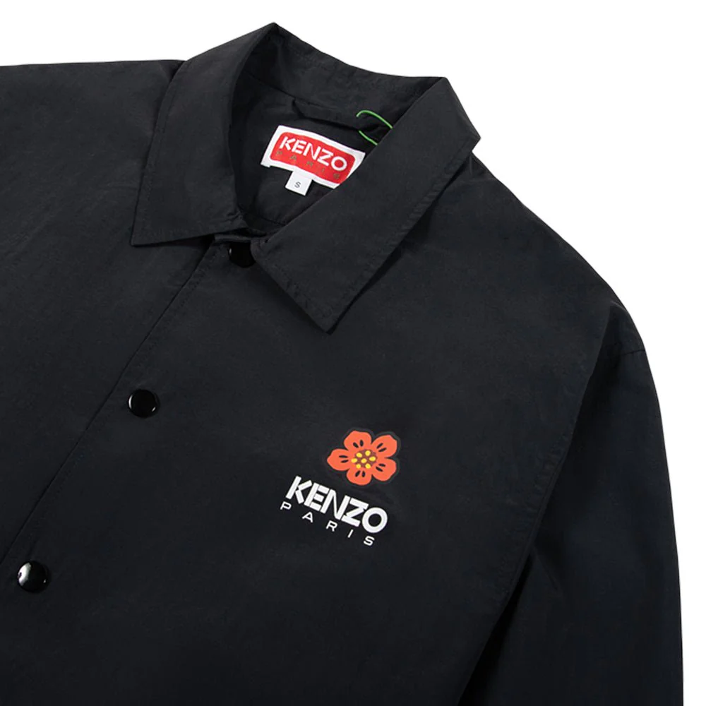 Boke Flower Coach Jacket | Black - Image 4