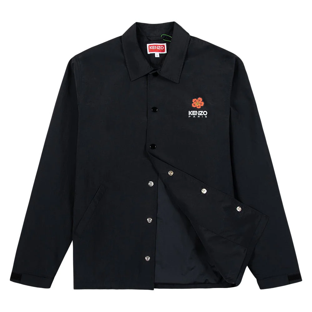 Boke Flower Coach Jacket | Black - Image 6