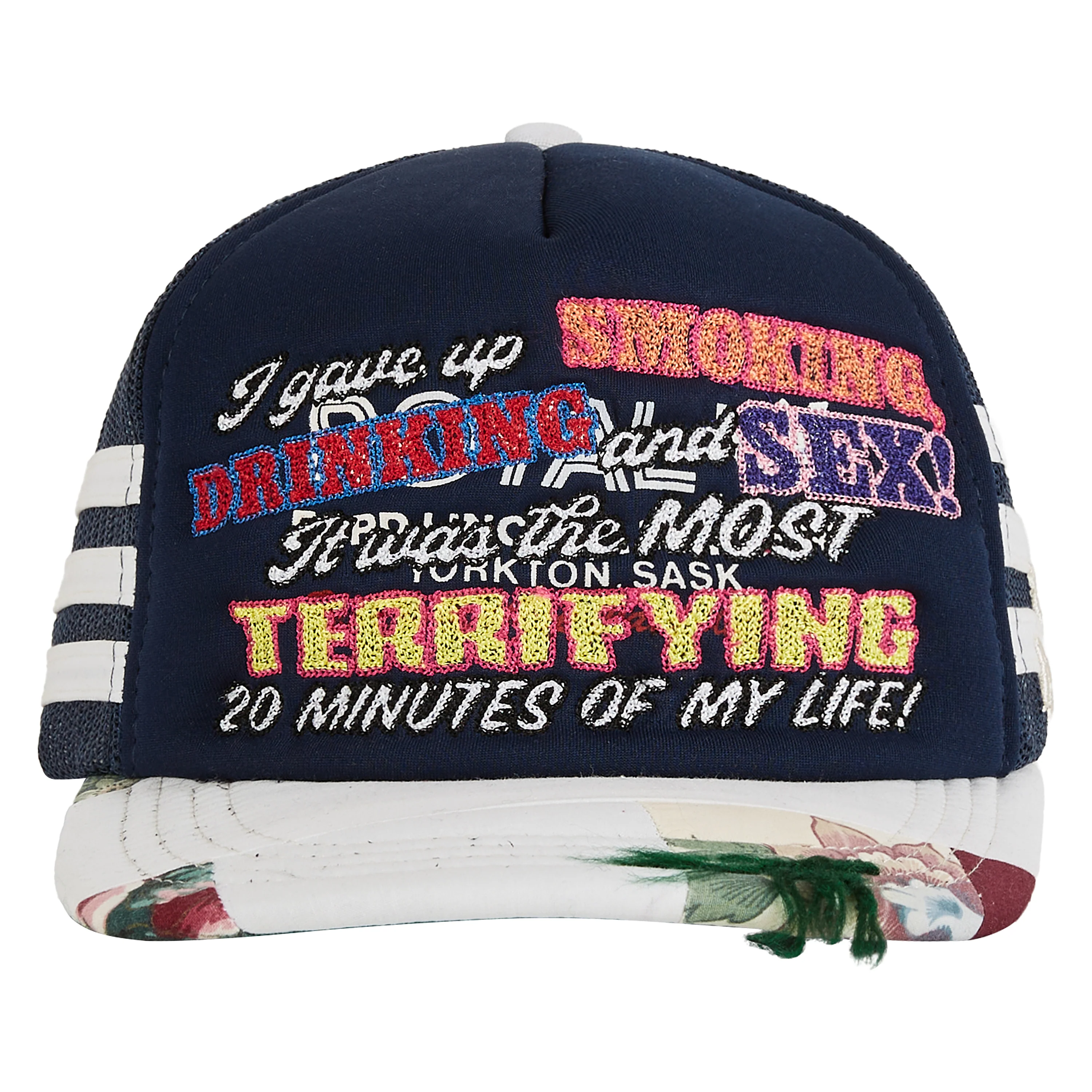 Boring Vintage Repair Hat | Red Plaid Repair