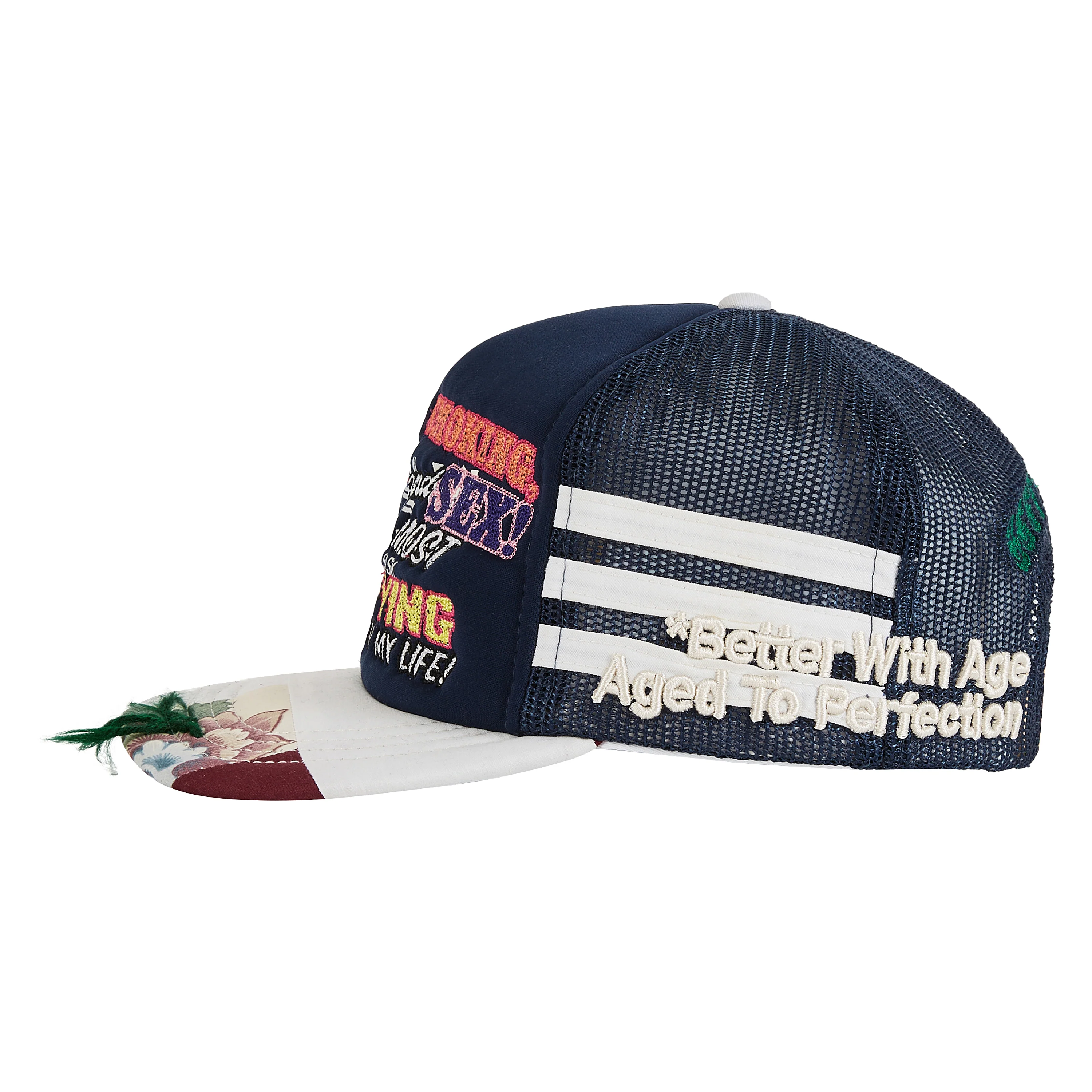 Boring Vintage Repair Hat | Red Plaid Repair - Image 4