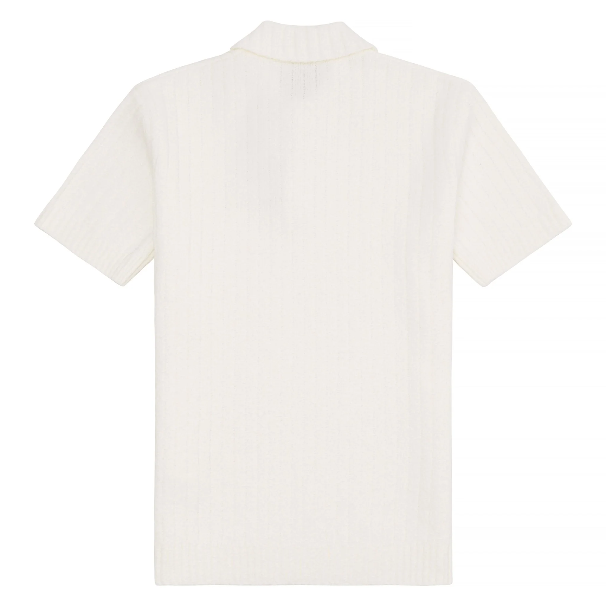Boucle Polo Shirt | White - Image 4