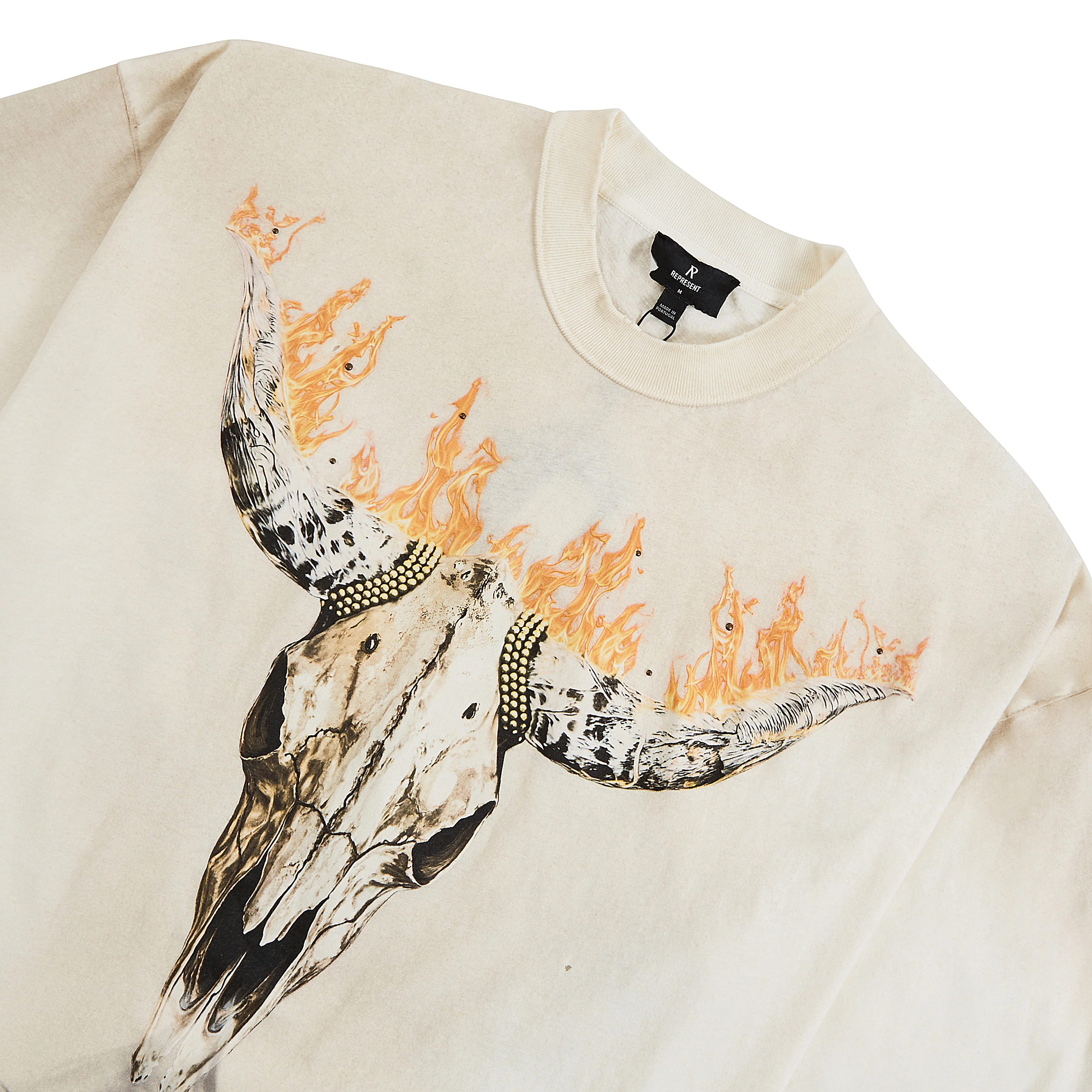British Cowboys Tee | Washed Ecru - Image 3