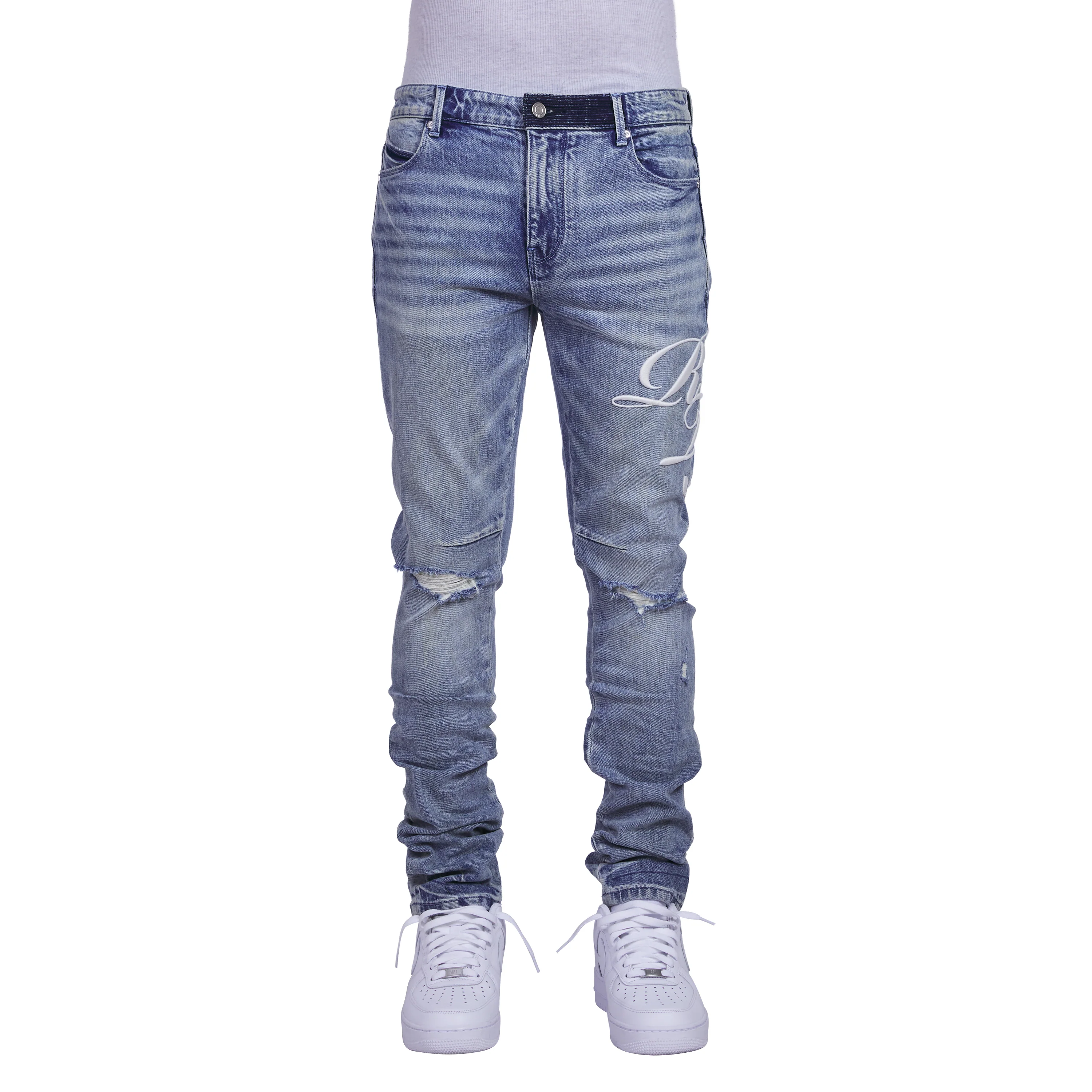 Bryant Cursive Ciel Wash Denim - Image 3