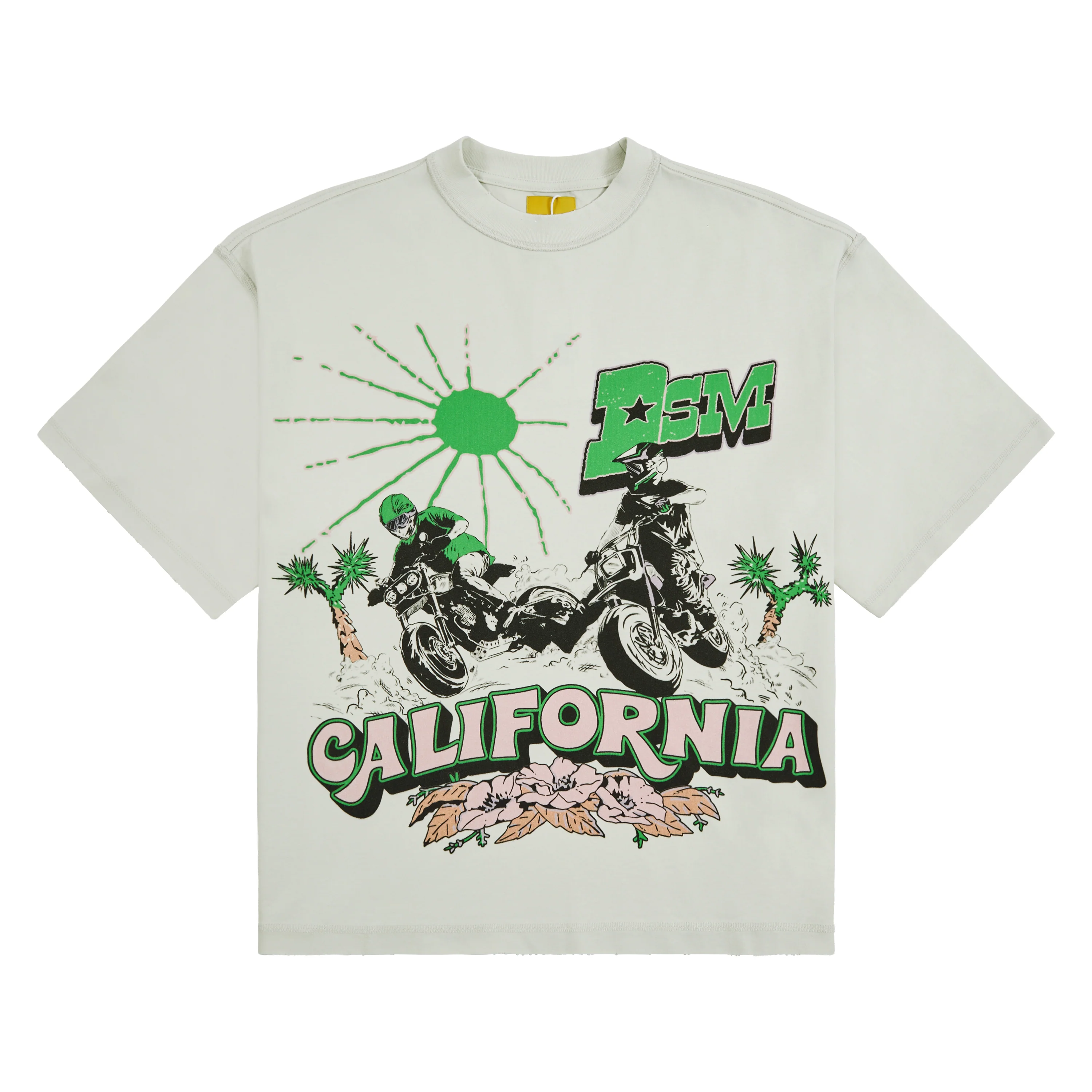 California Racing Tee | Antique White