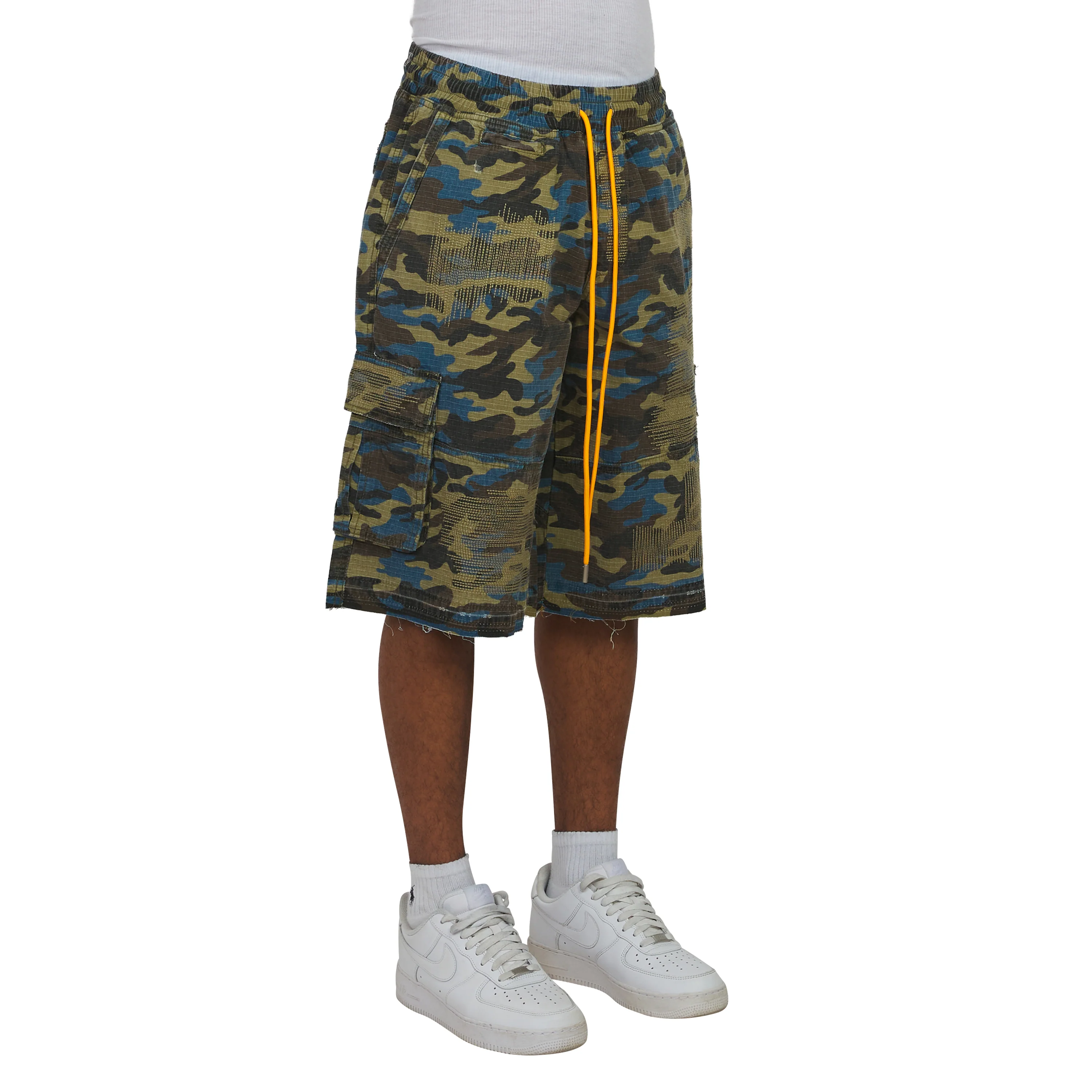 Camo Cargo Short | Blue - Image 2