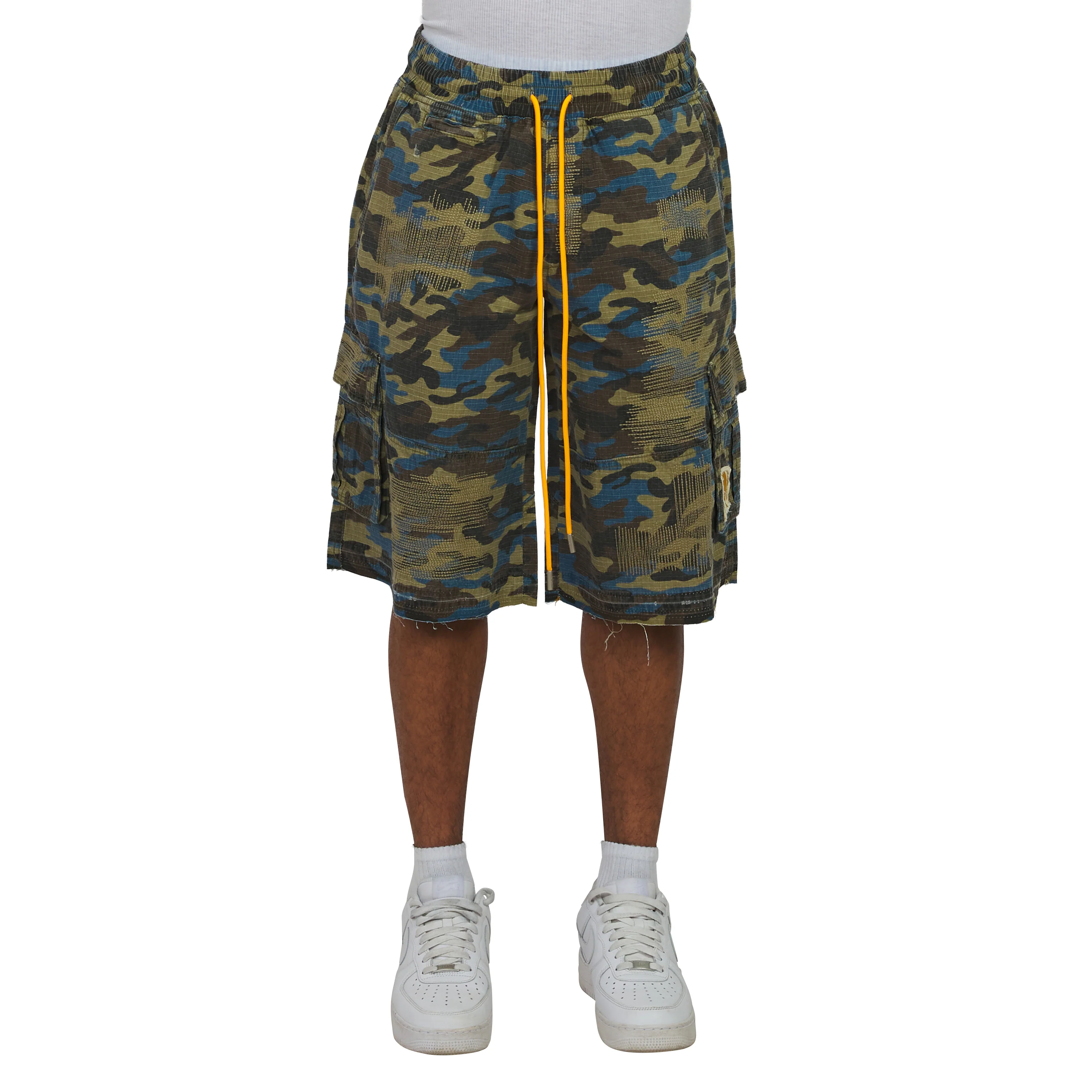 Camo Cargo Short | Blue - Image 3