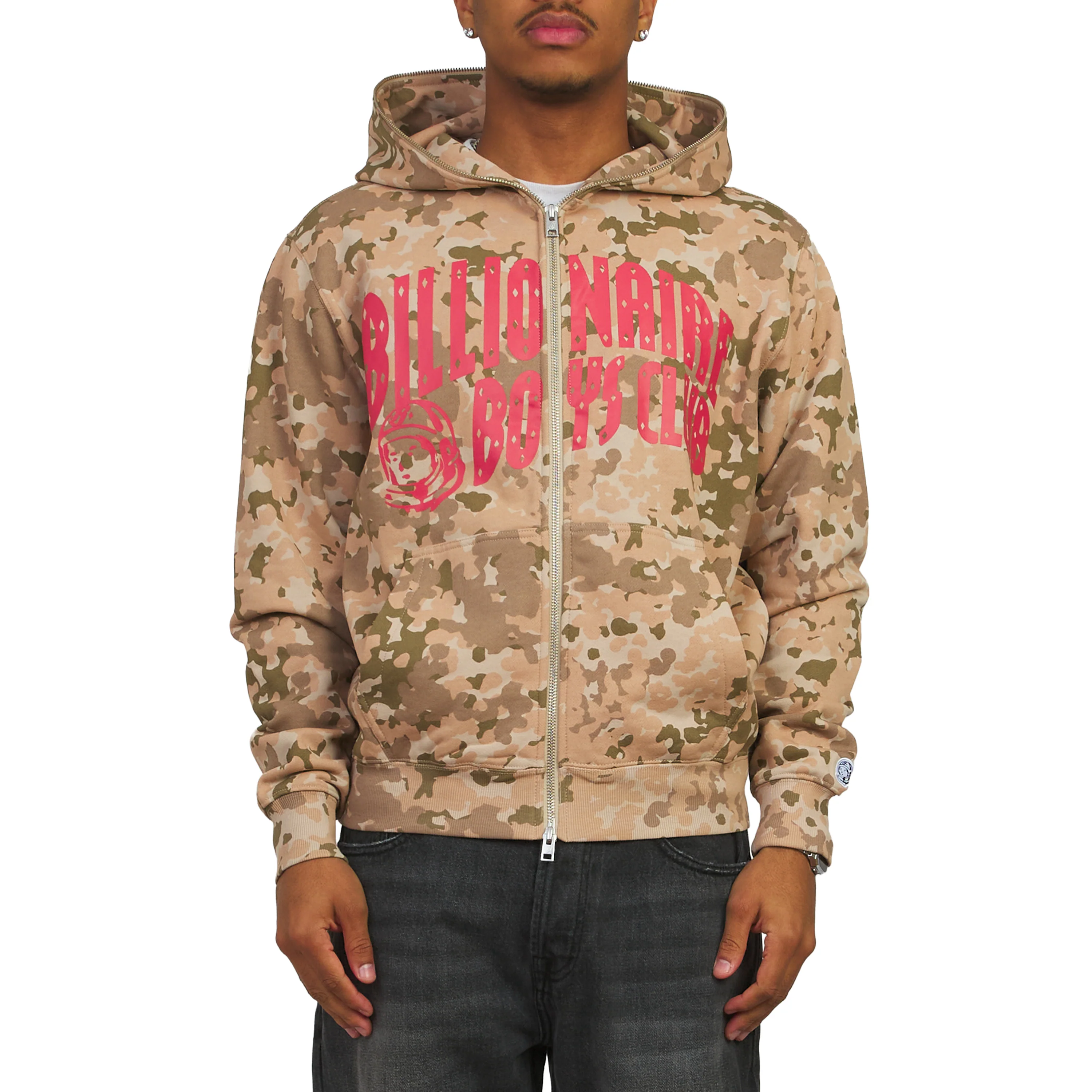 Camo Zip Hoodie | Doeskin - Image 3
