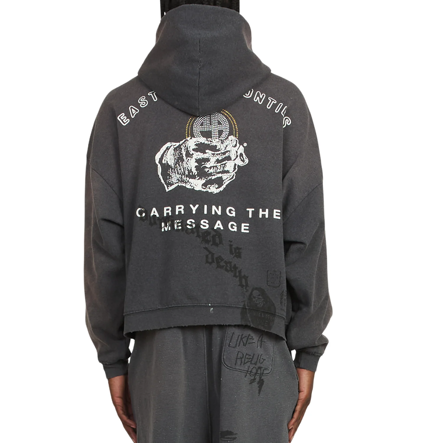 Carrying The Message Zip Hoodie - Image 4