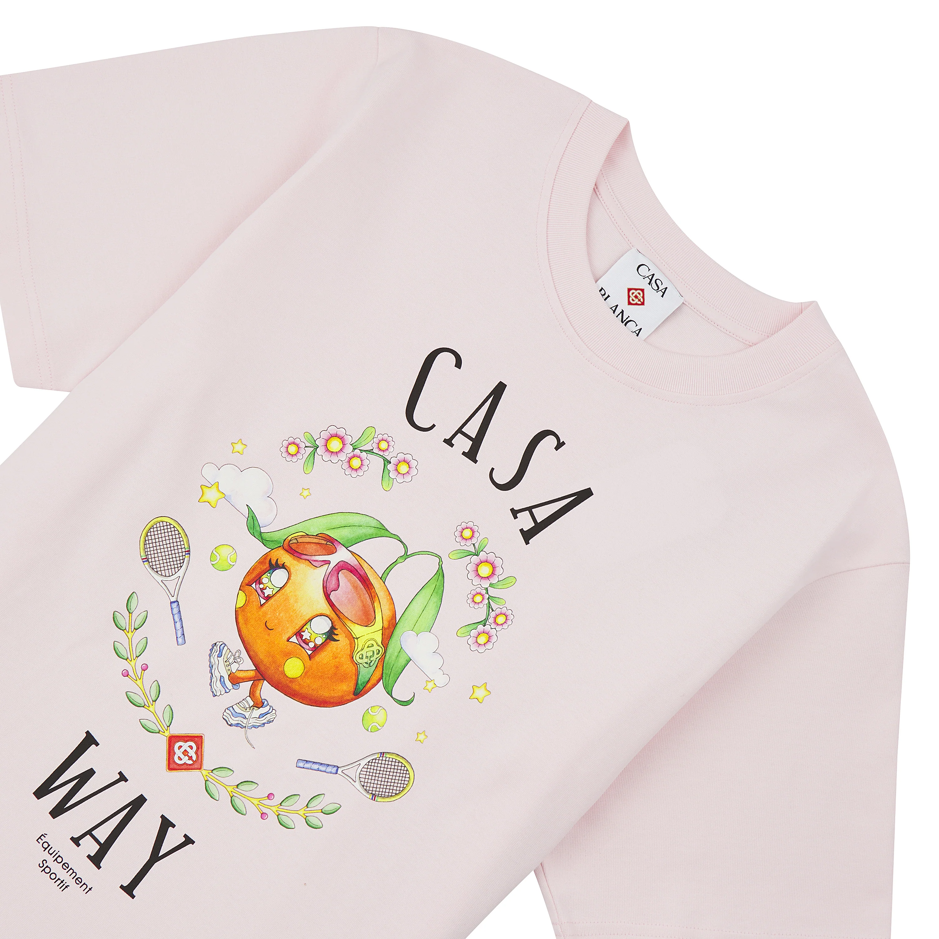 Casa Way Mascot Tee | Pale Pink - Image 2