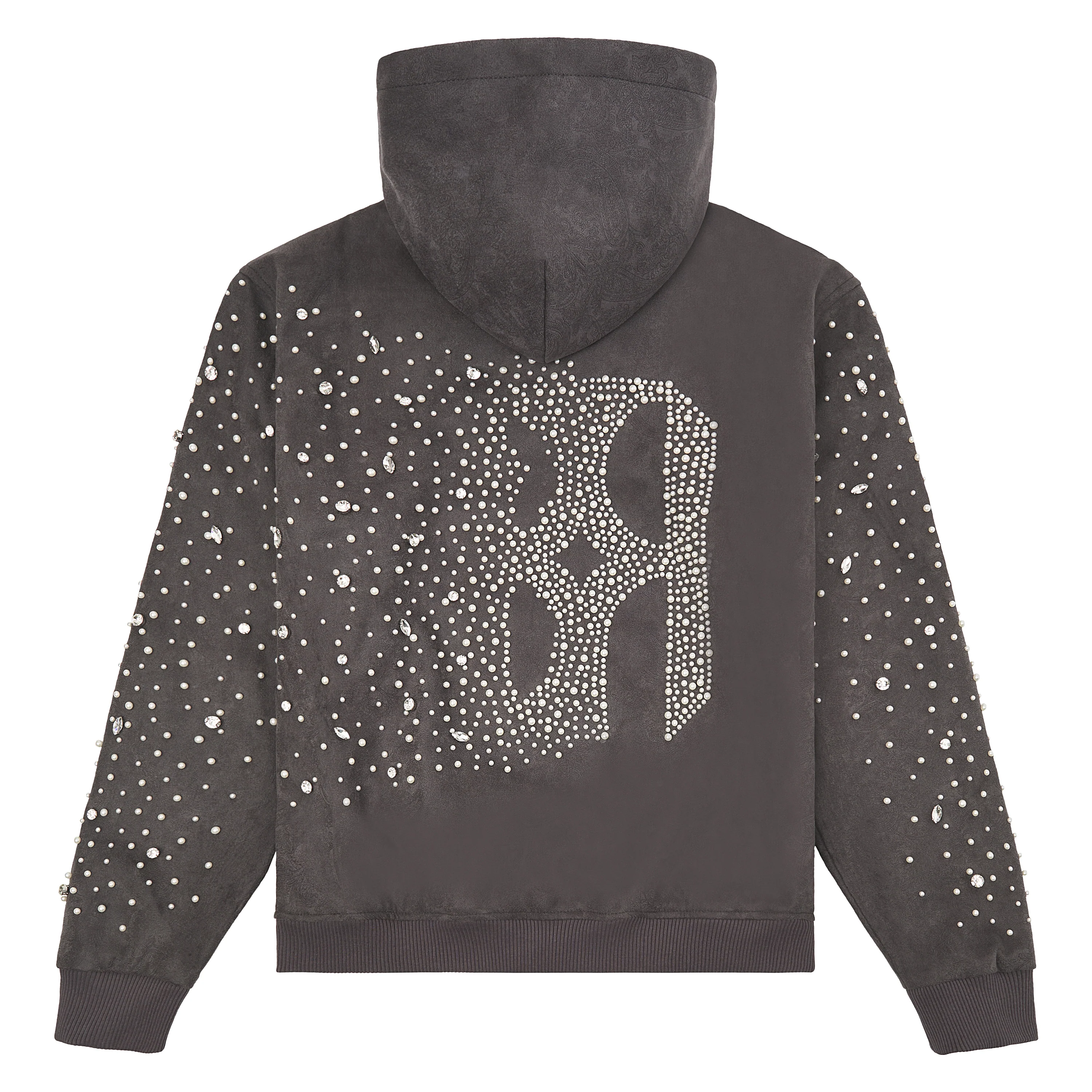 Cashew Blossom Pearl Hoodie | Black - Image 2