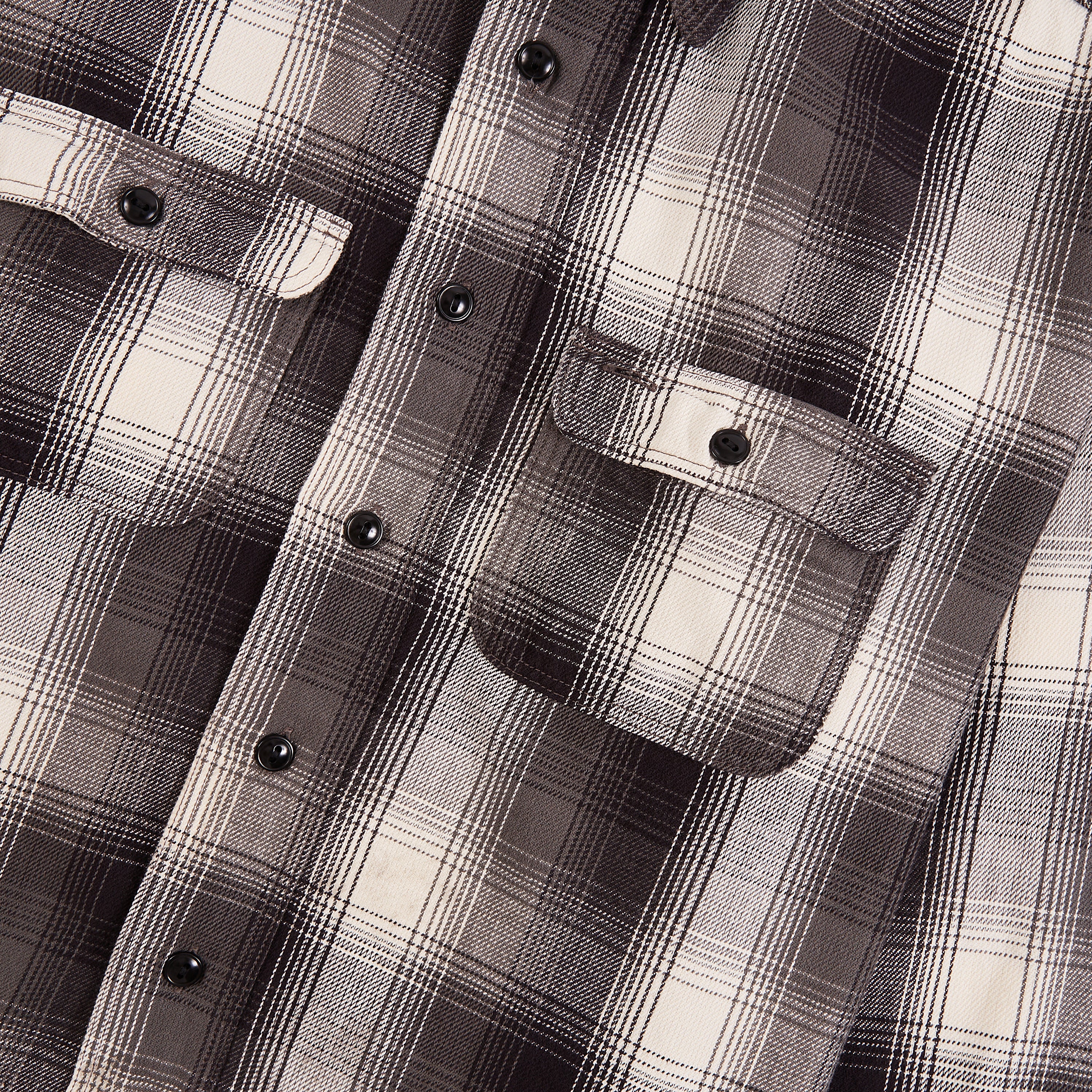 Check Flannel Shirt | Black - Image 4