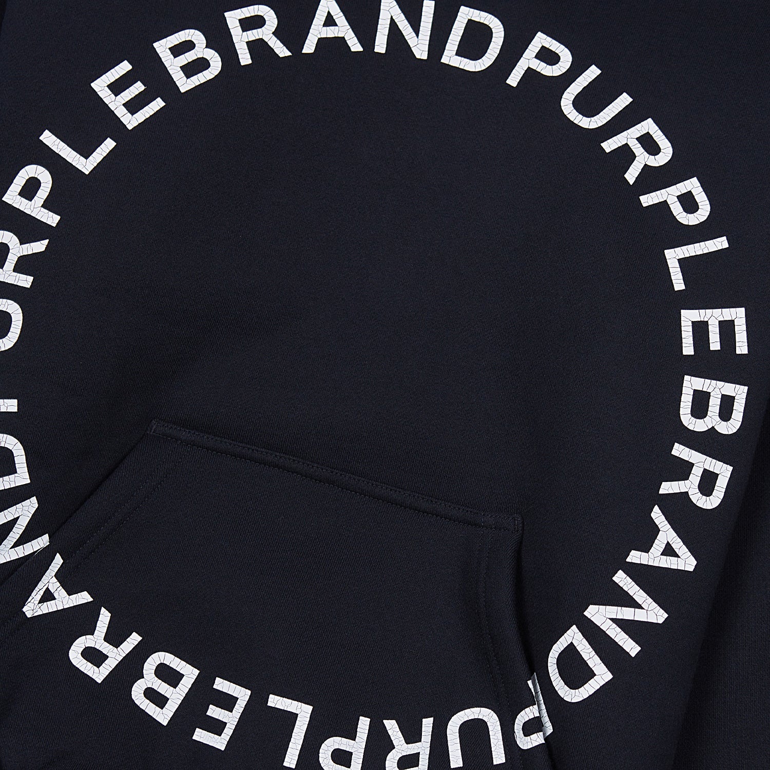 Circle Wordmark Hoodie | Black - Image 3