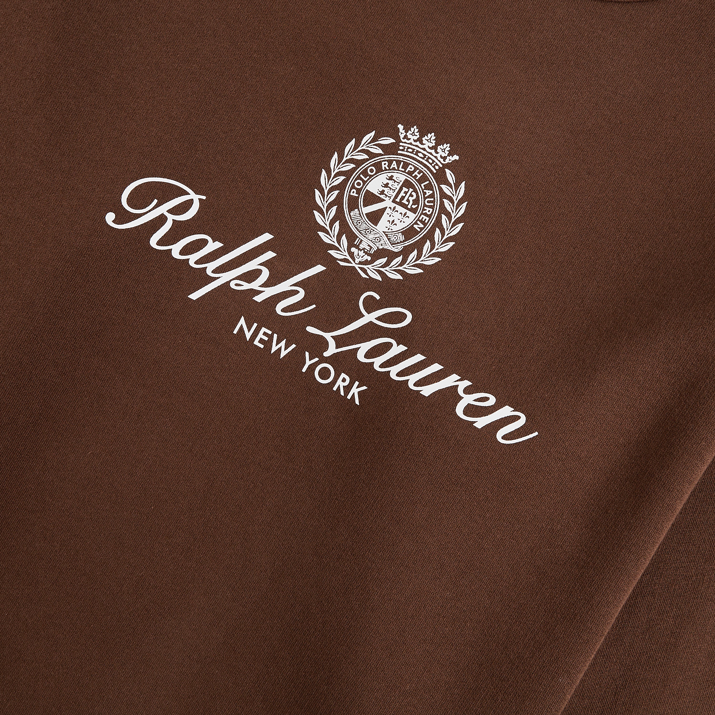 Crest Graphic Sweatshirt | Branch Brown - Image 7
