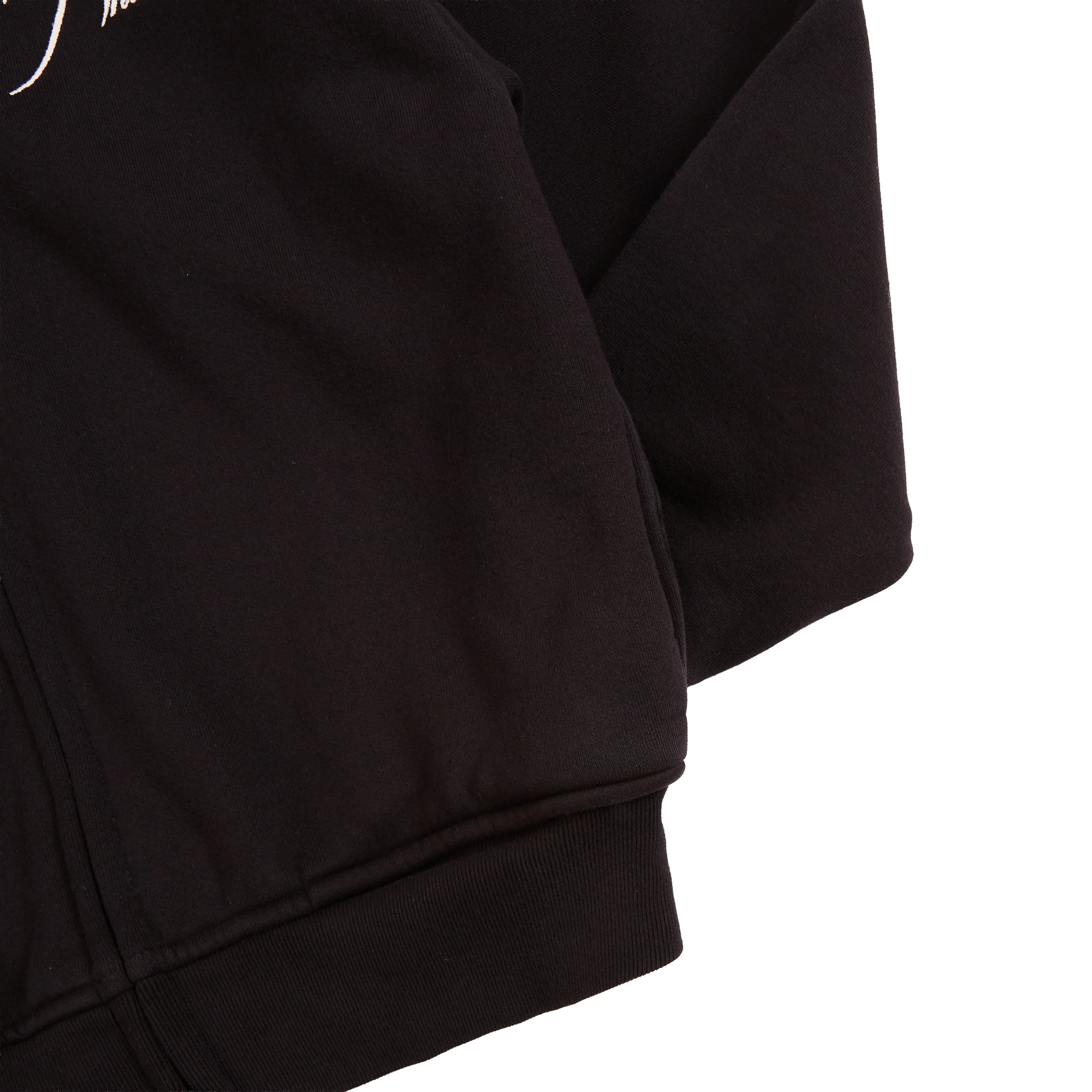 Classique Zip Up Hoodie | Black/White - Image 7