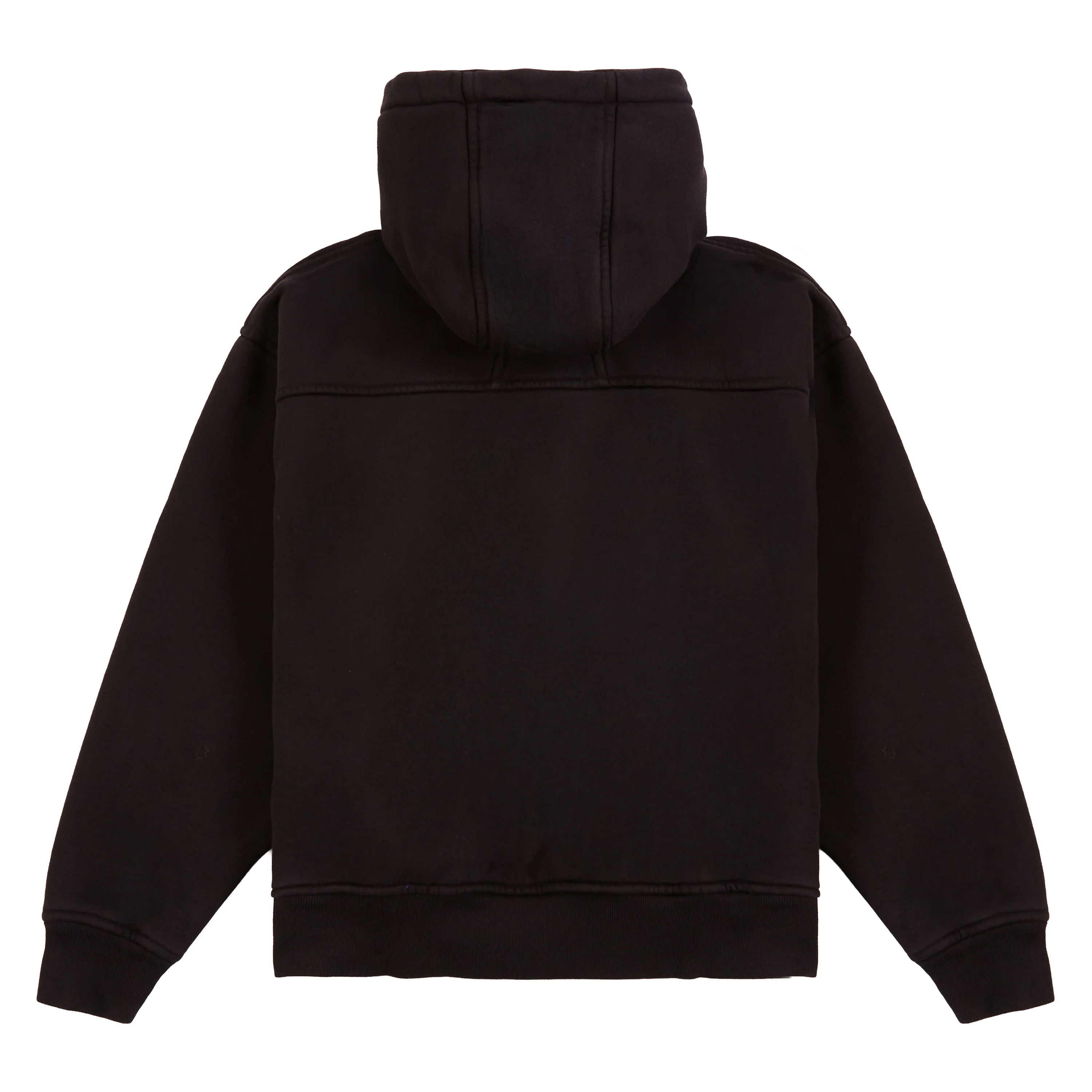 Classique Zip Up Hoodie | Black/White - Image 8