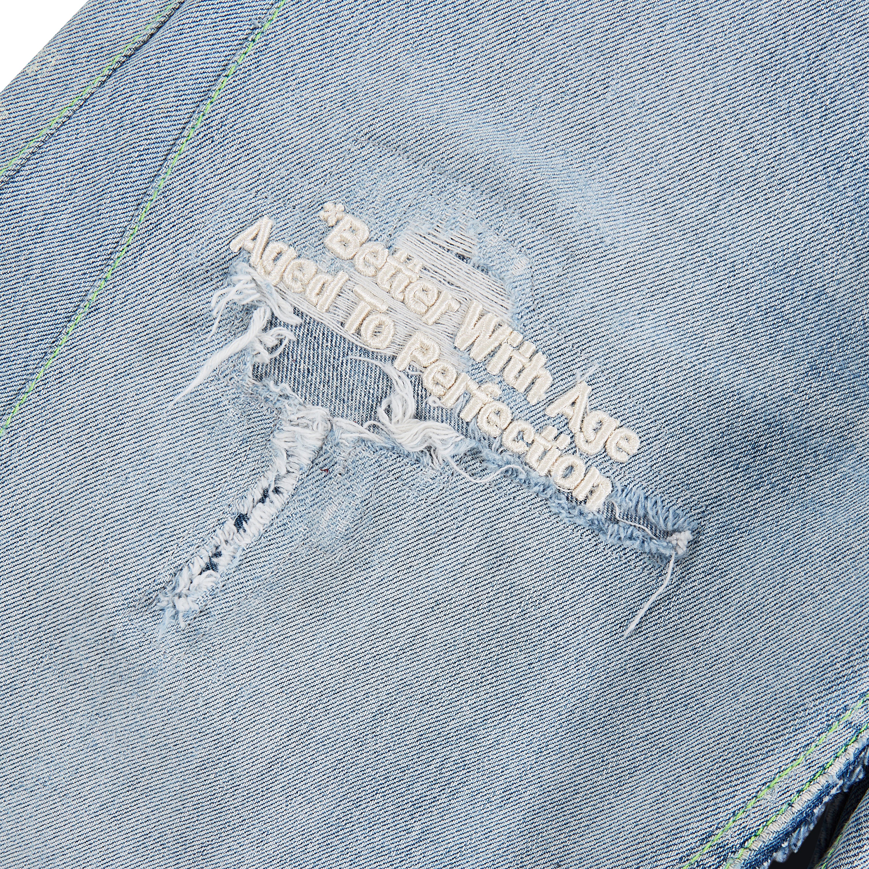 Clementine Double-Wide Denim Short | Light Wash - Image 5