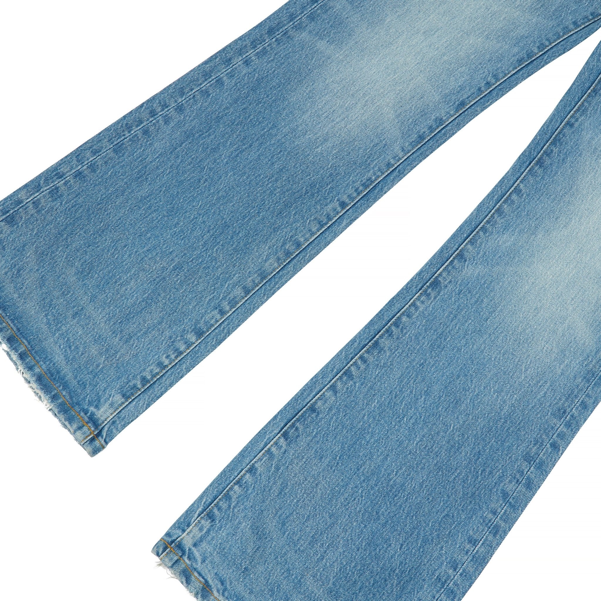 Coated Flared Denim - Image 3