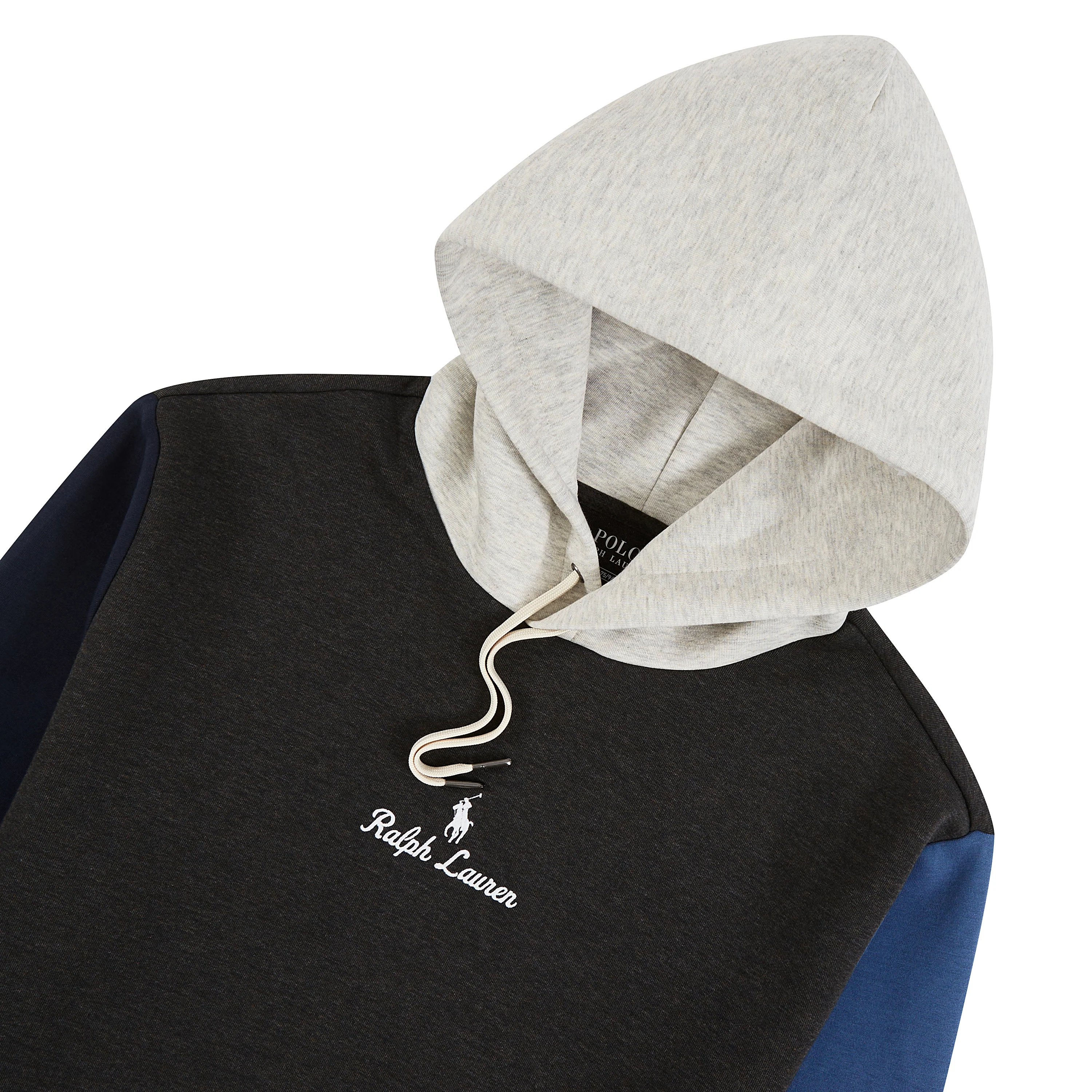 Color Block Hoodie | Dark Charcoal/Heather/Multi - Image 3