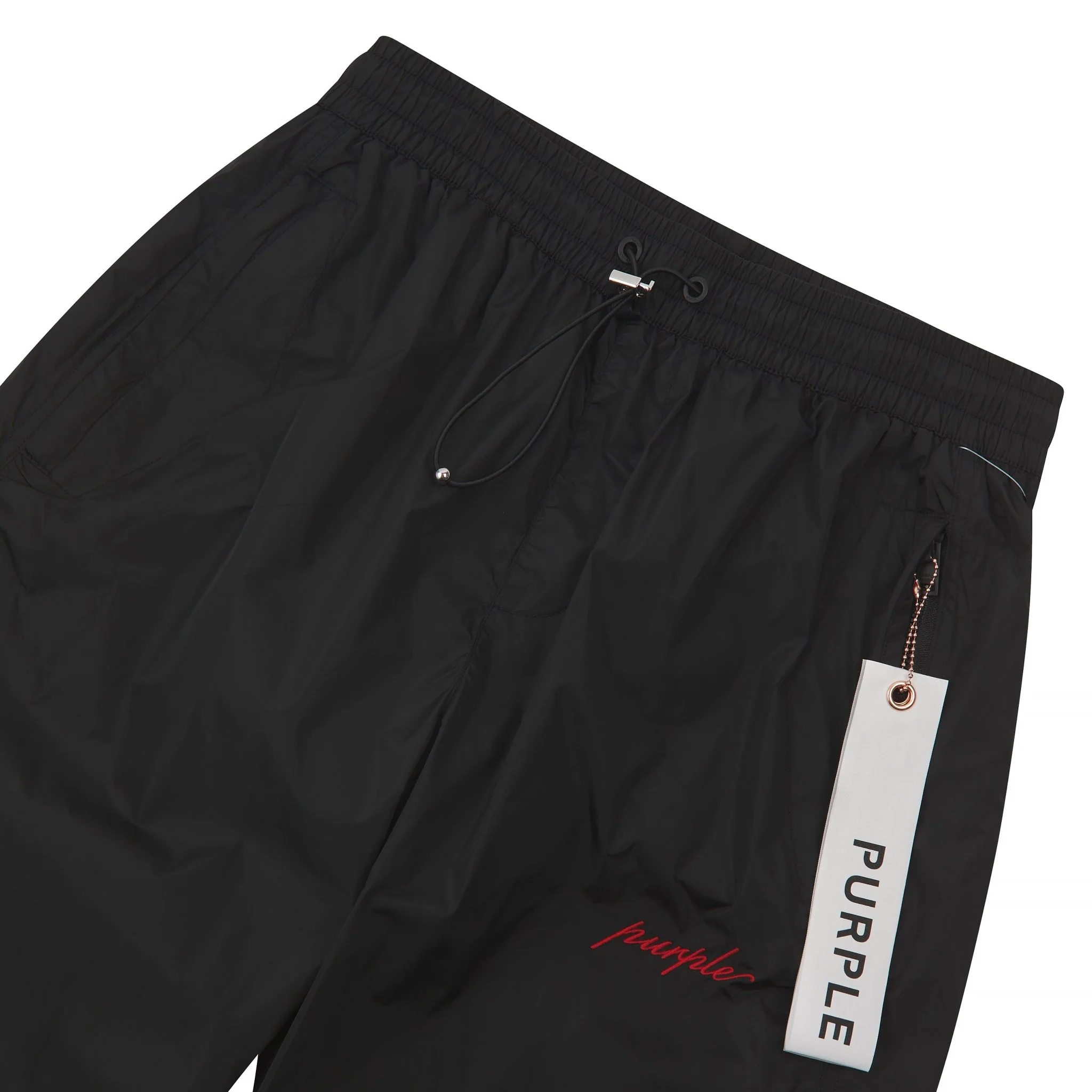 Color Blocked Trackpant | Black/Red - Image 2