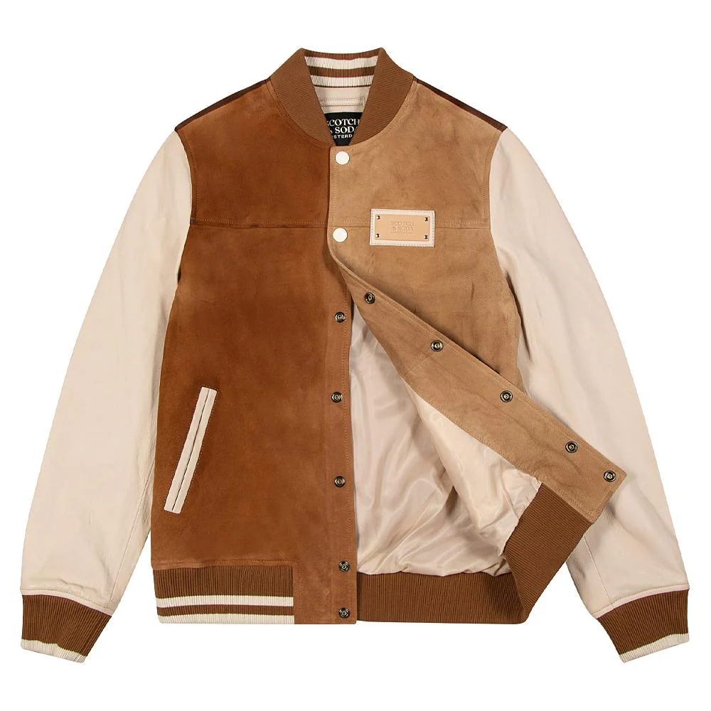 Colour-Block Bomber Jacket - Image 4