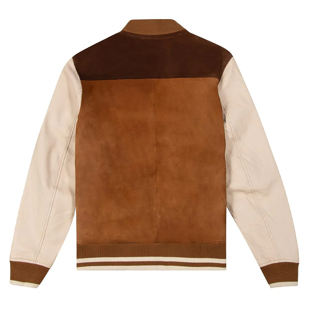 Colour-Block Bomber Jacket - Image 5