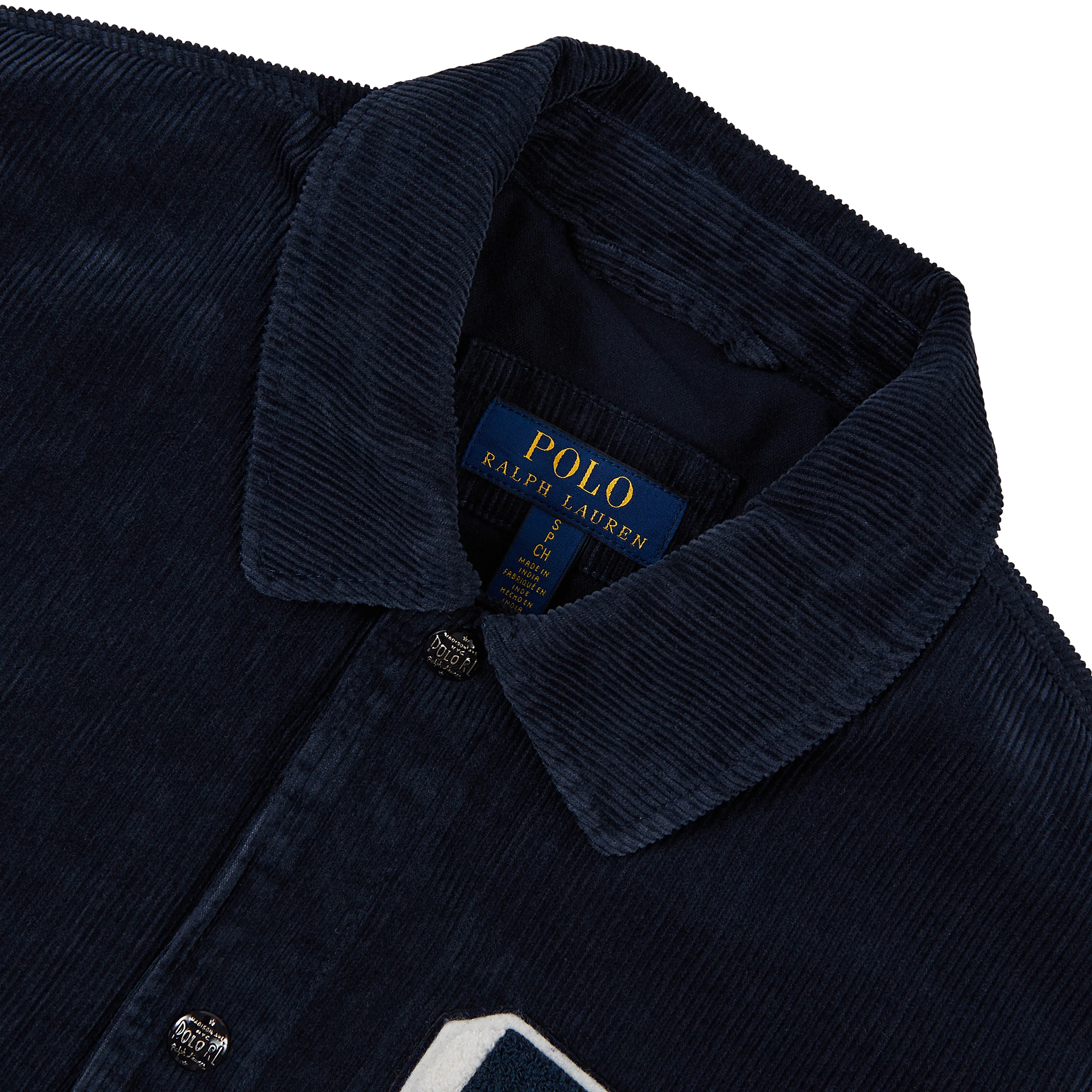 Corduroy Letter Jacket | Aviator Navy - Image 3