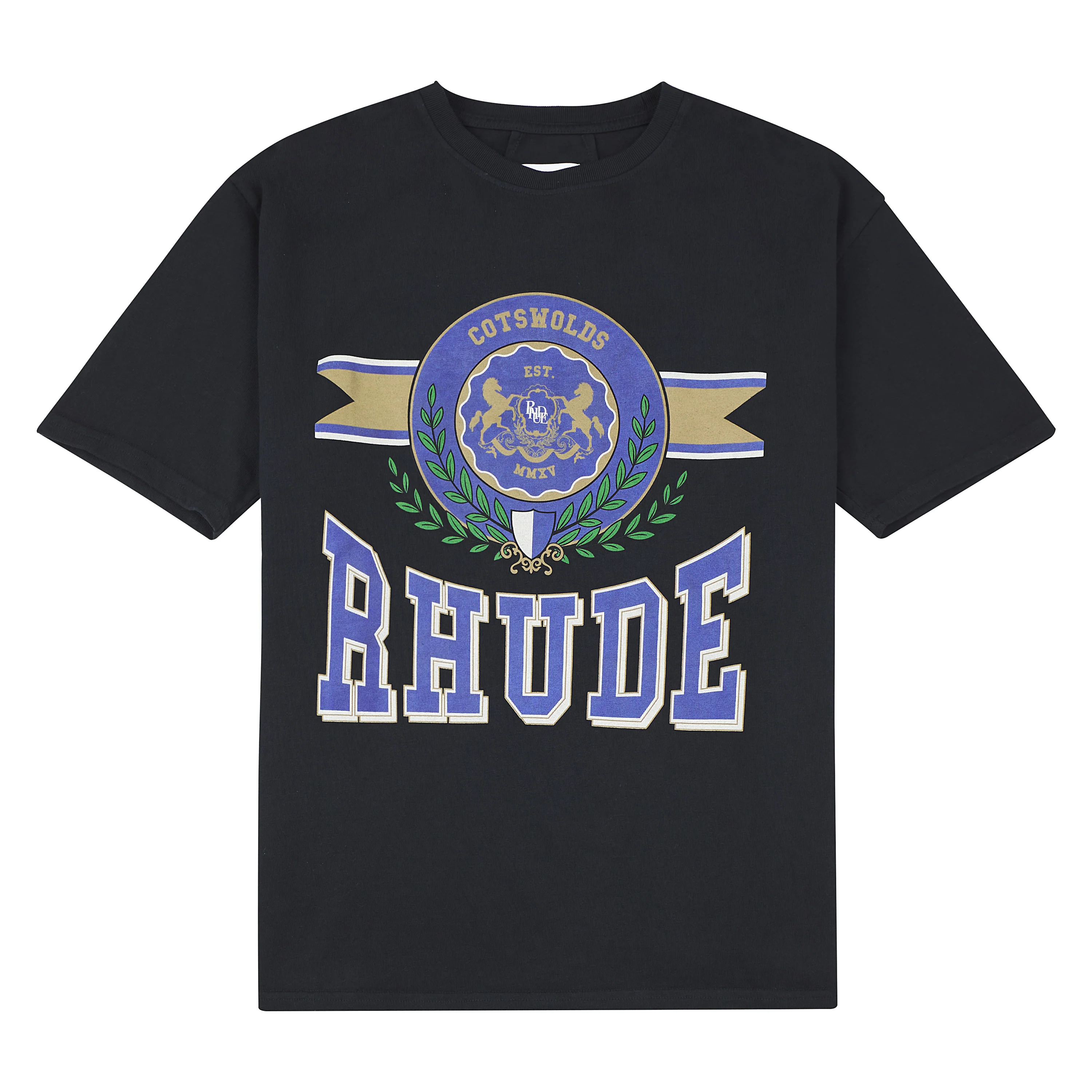 Cotswold Crest Tee | Vintage Black