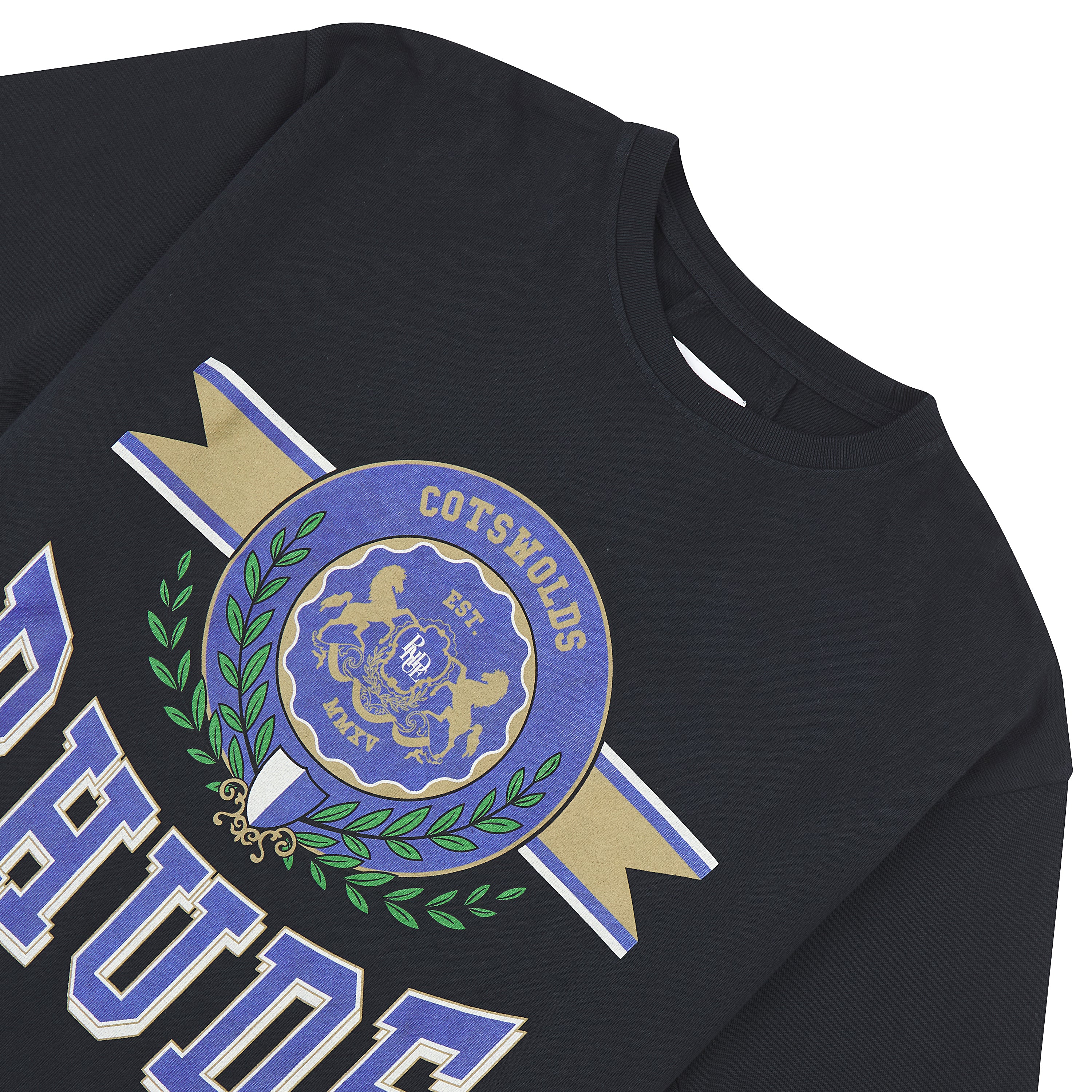 Cotswold Crest Tee | Vintage Black - Image 2