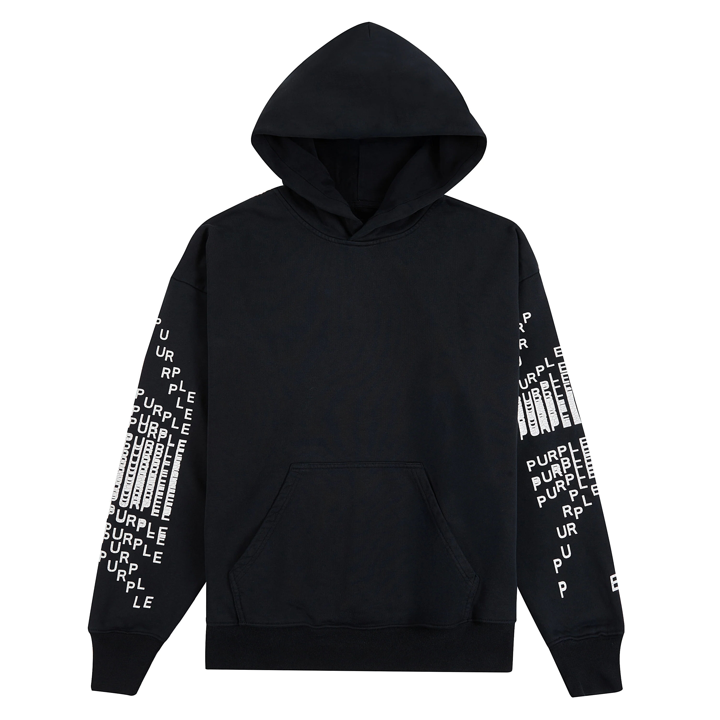 Cracked Puzzle Hoodie | Black