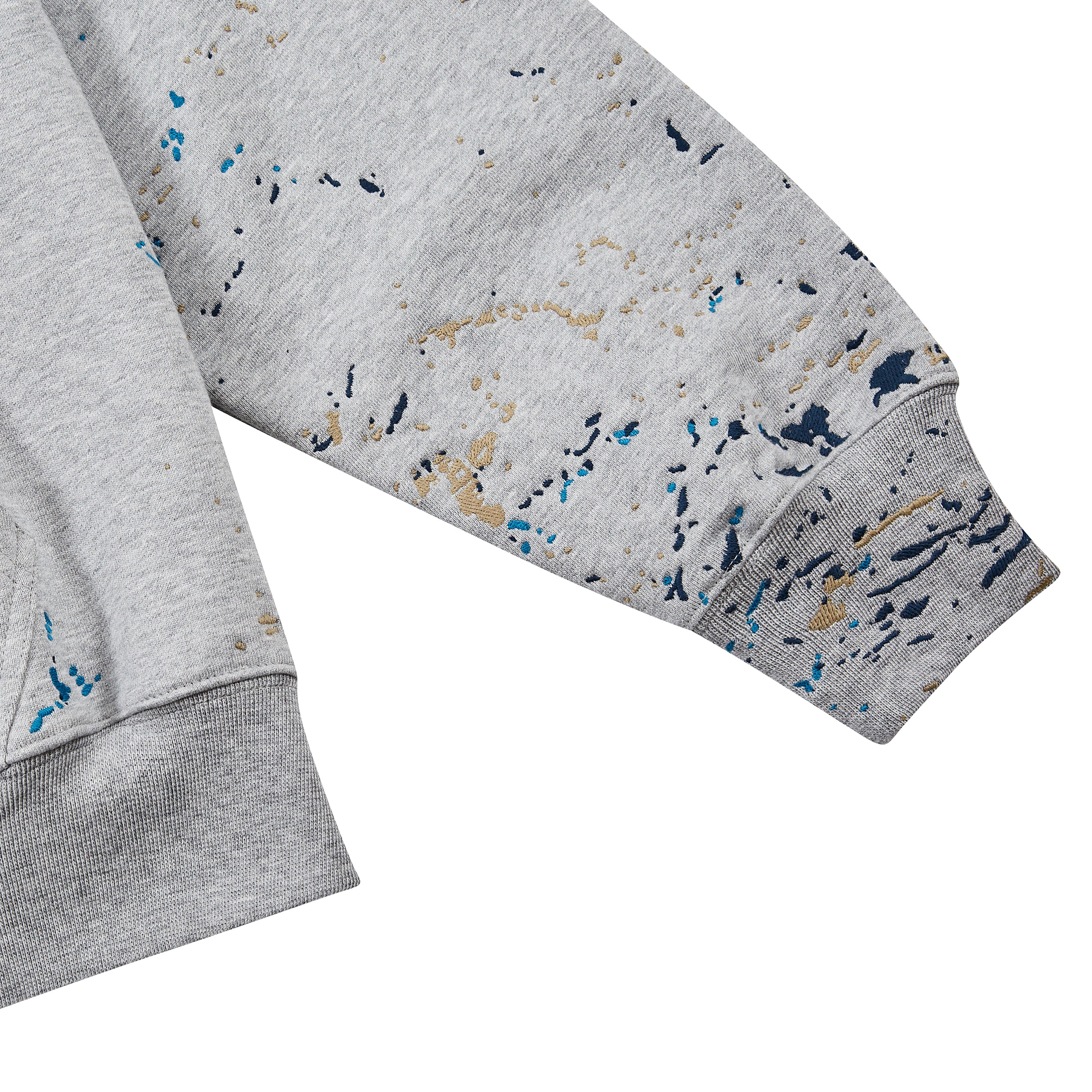 Crackle Paint Hoodie | Heather - Image 3