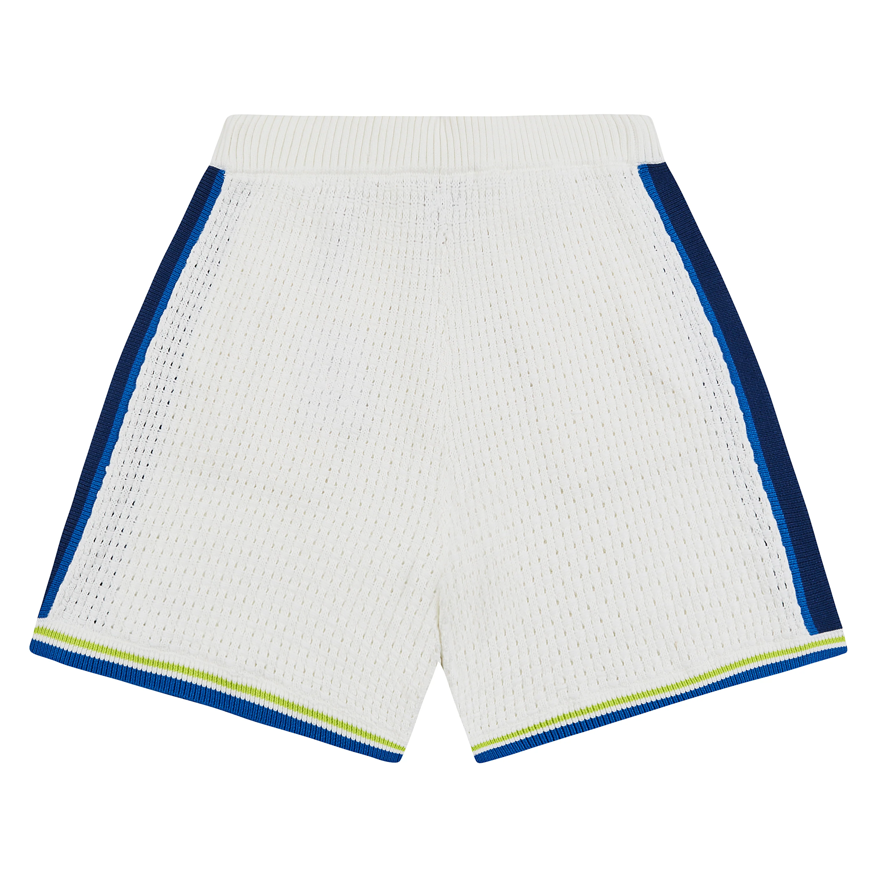 Crochet Short | White/Blue - Image 6
