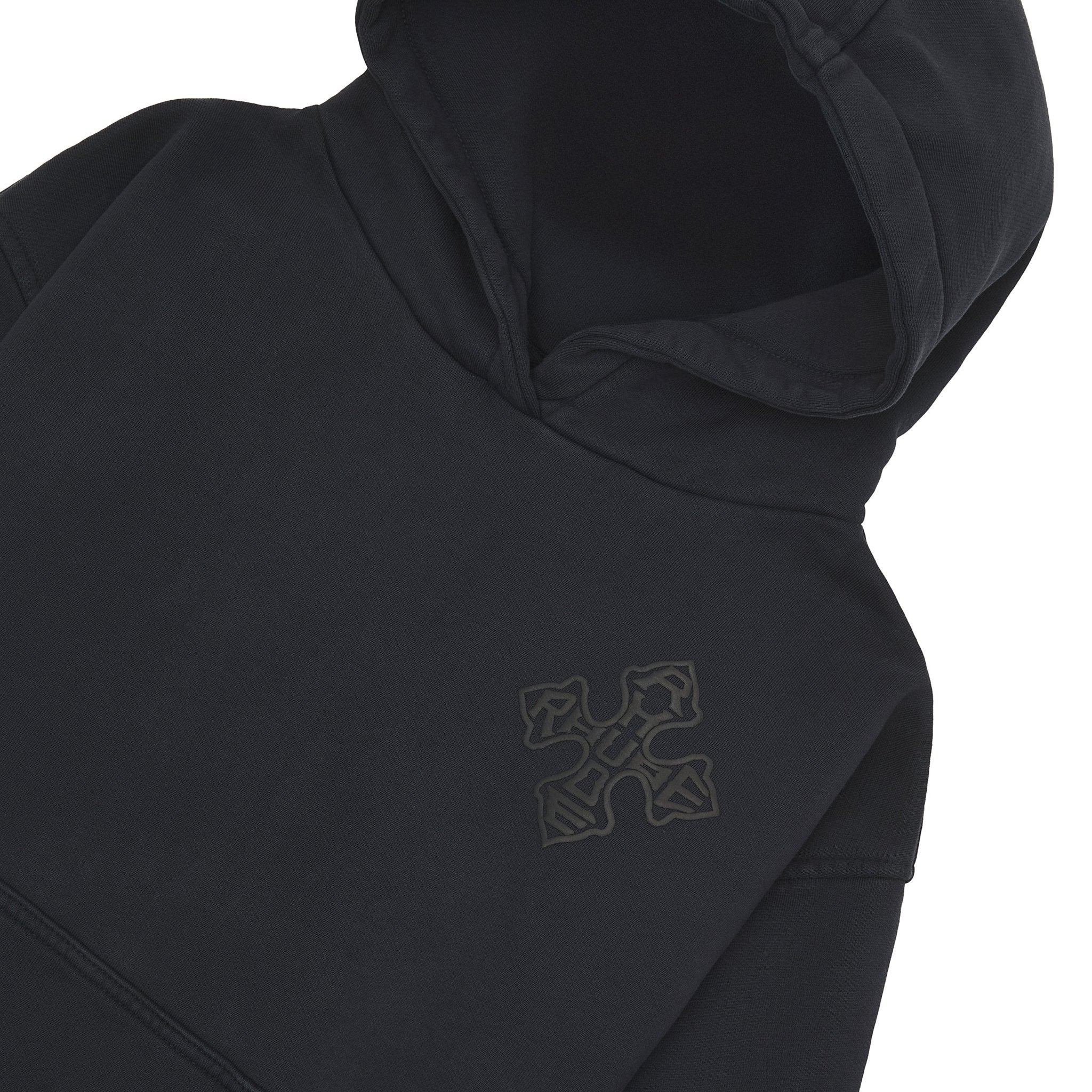 Cross Logo Hoodie | Vintage Black - Image 3