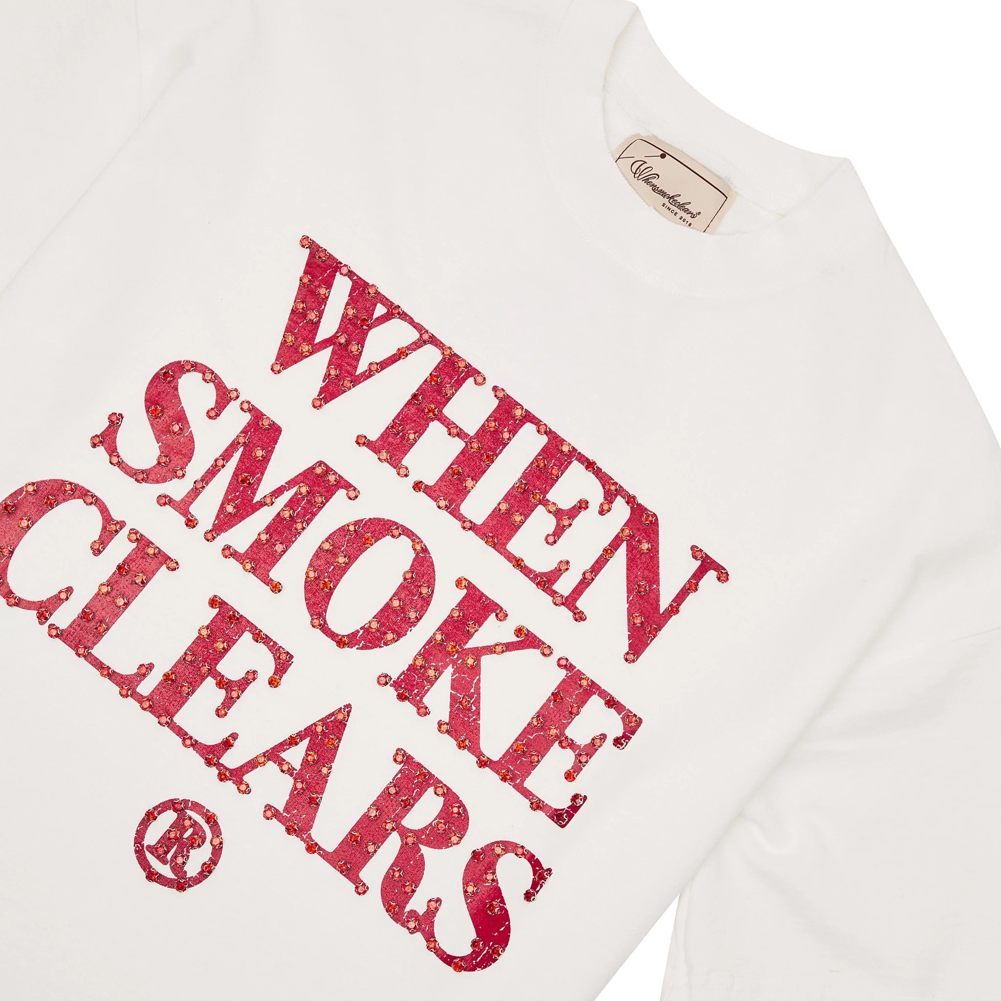 Diamond Tee | Bone-White/Red - Image 2