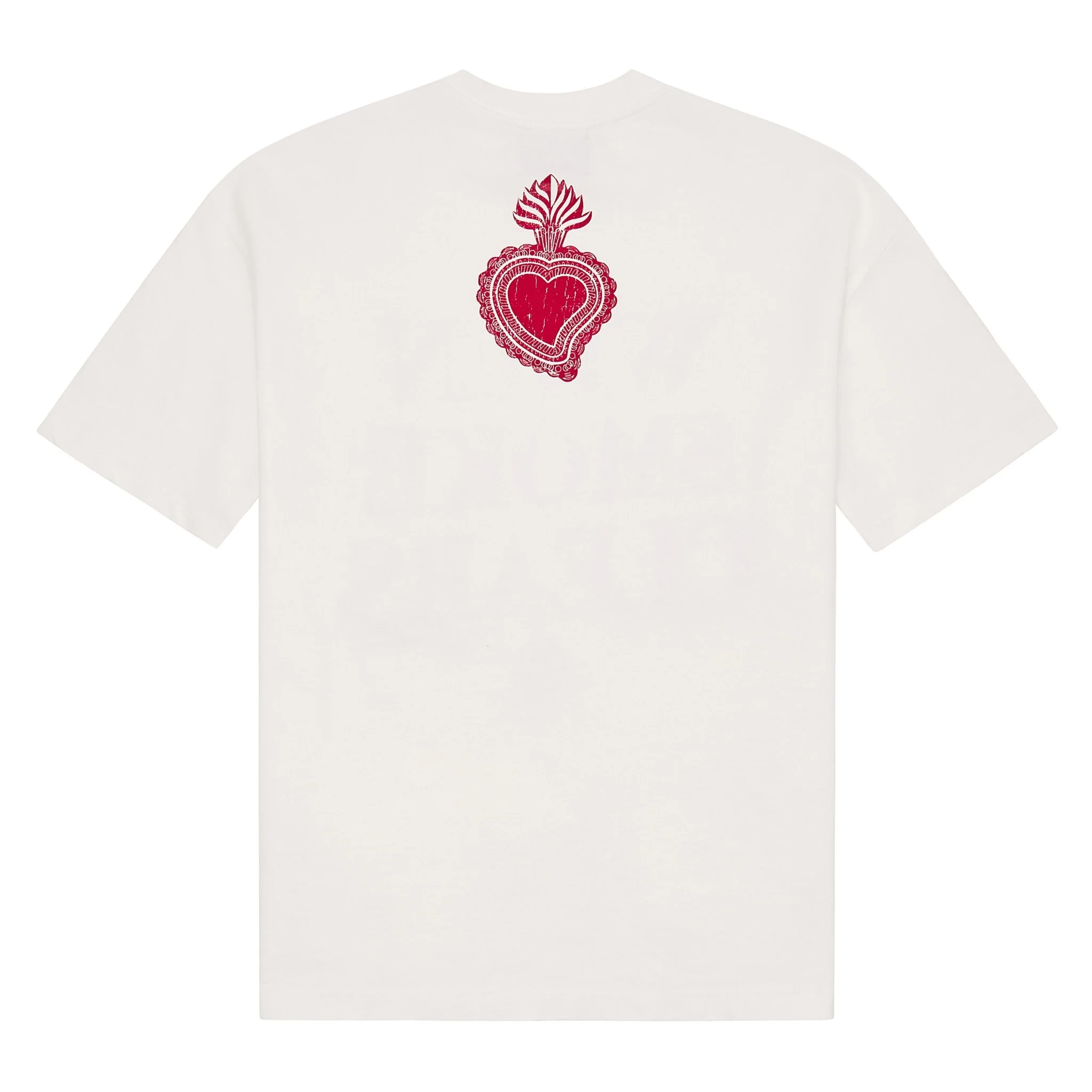Diamond Tee | Bone-White/Red - Image 4