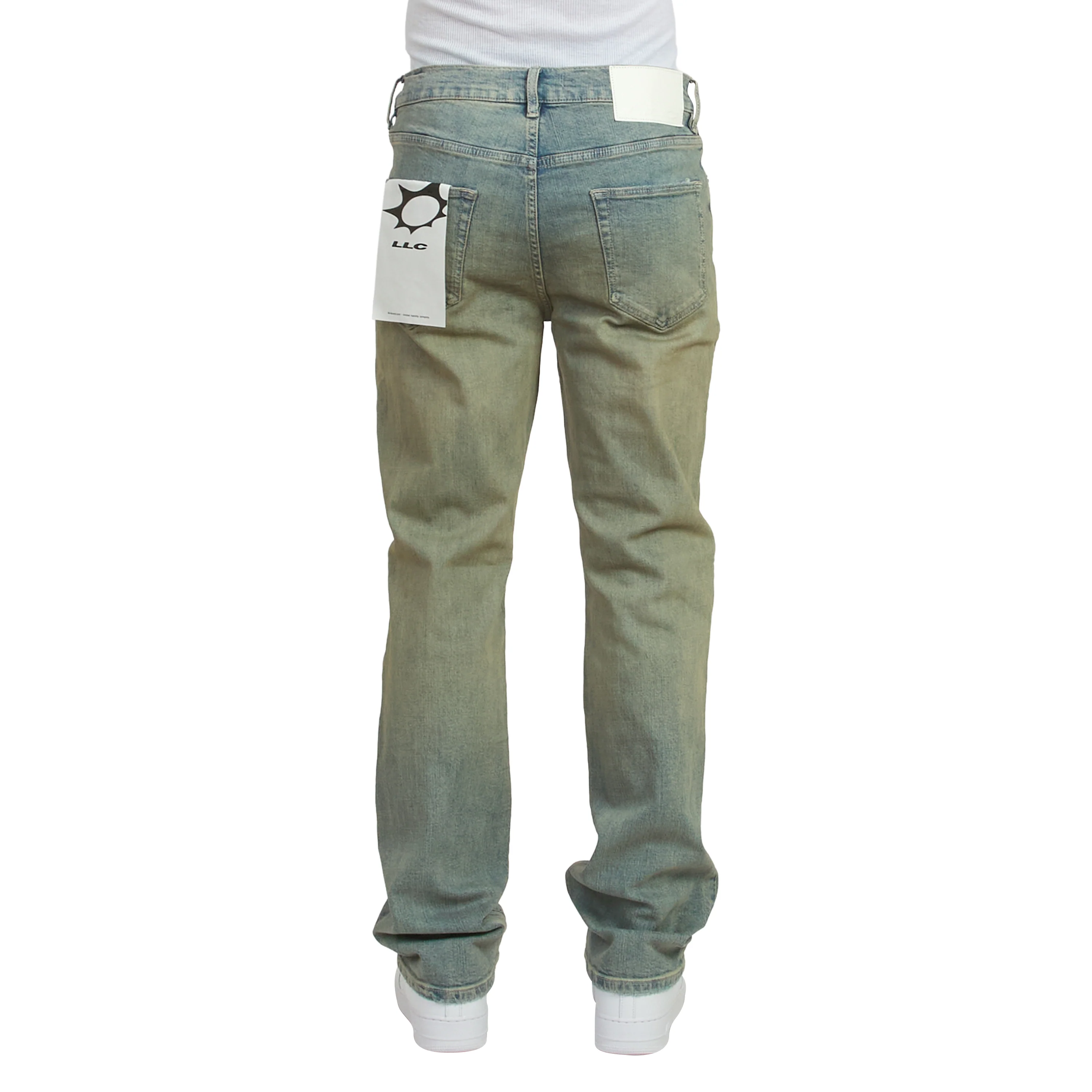 Dirty Ripped Flare Denim - Image 4