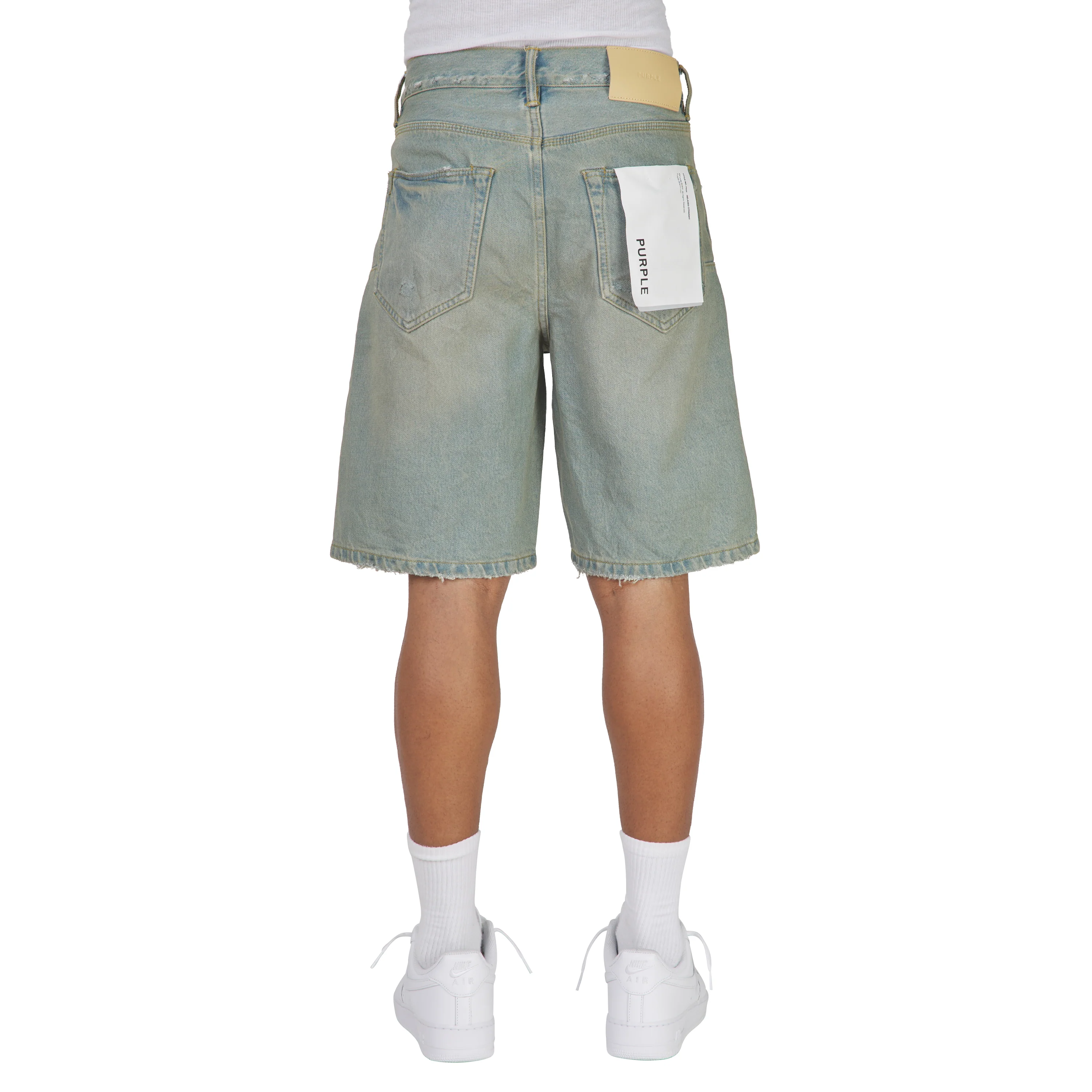 Dirty Vintage Denim Short - Image 5